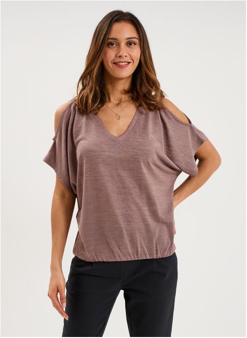 Mosquitos Tee-shirts T-shirt - MOS3_TSUD femme marron