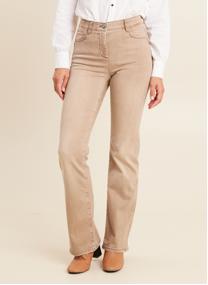 Jeans droit PESIZECUT femme marron