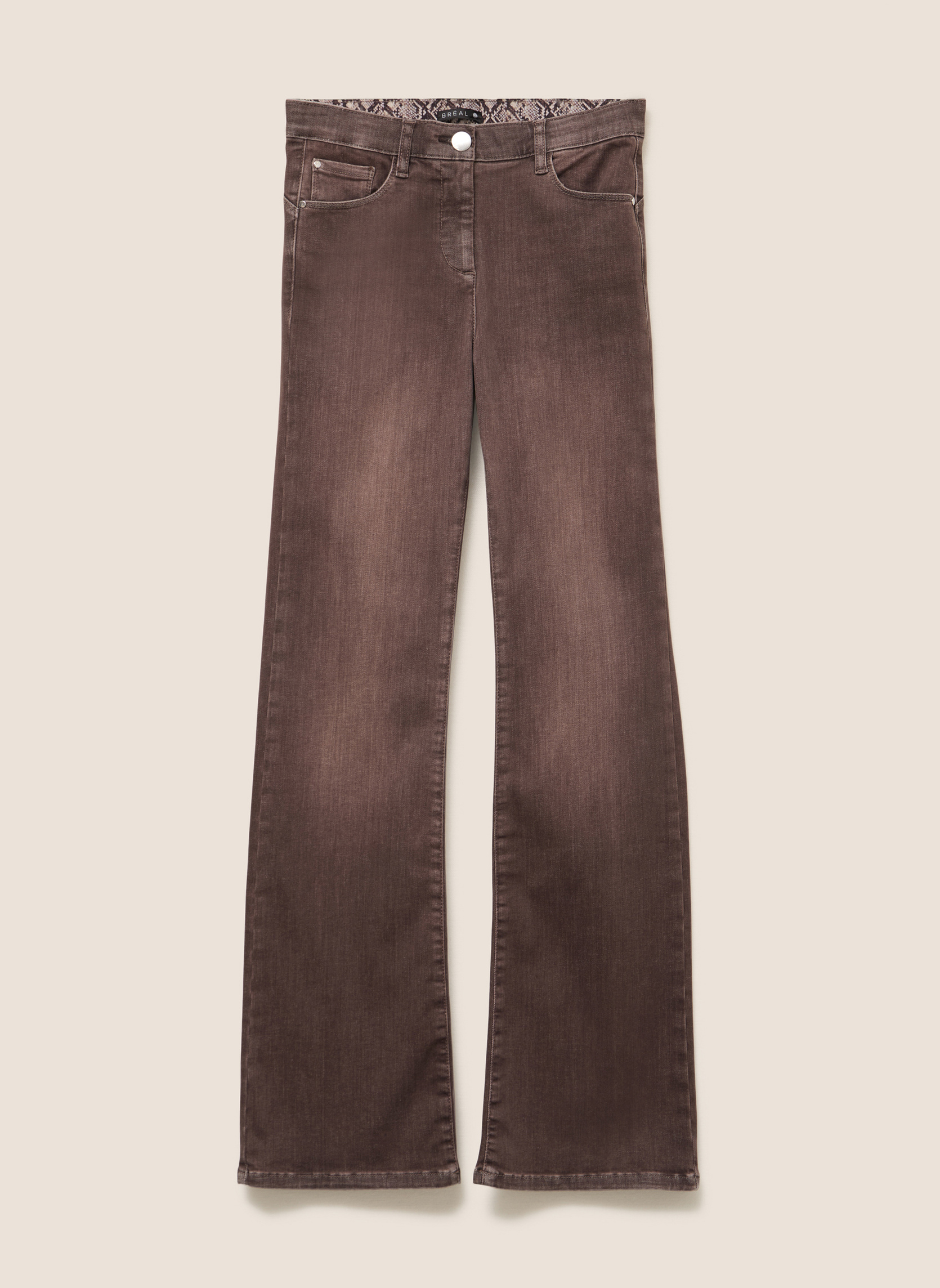 Jeans droit PESIZECUT femme marron Bréal Jeans droit PESIZECUT femme marron Marron clair