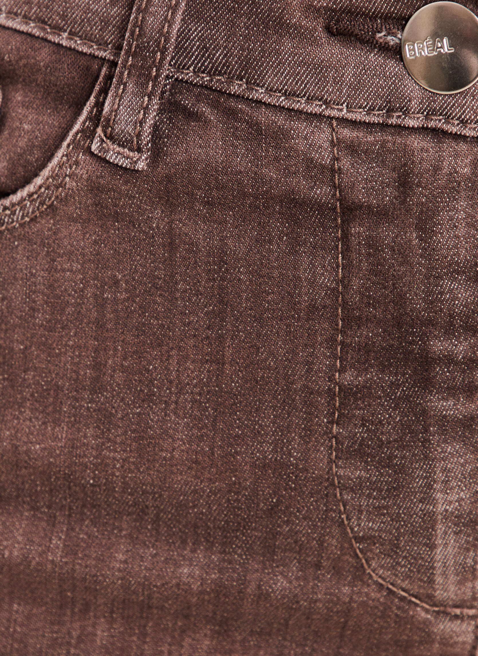 Jeans droit PESIZECUT femme marron Bréal Jeans droit PESIZECUT femme marron Marron clair