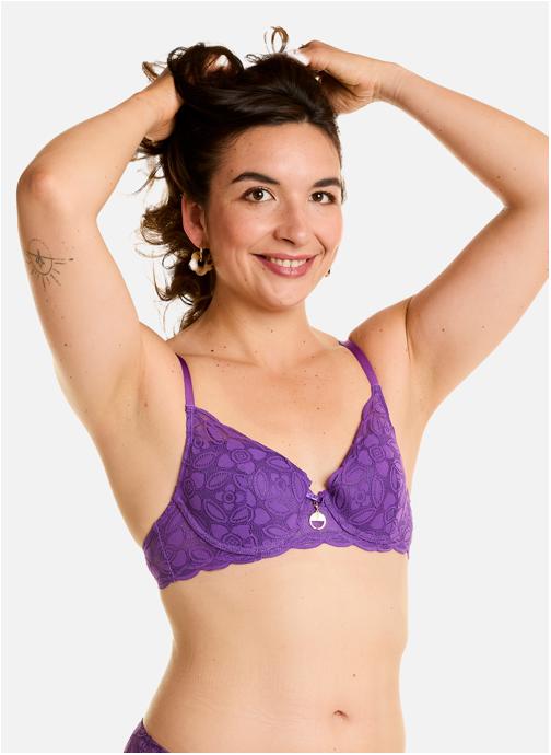 Pomm'Poire Brassières Soutien-gorge ampliforme violet Edito femme violet