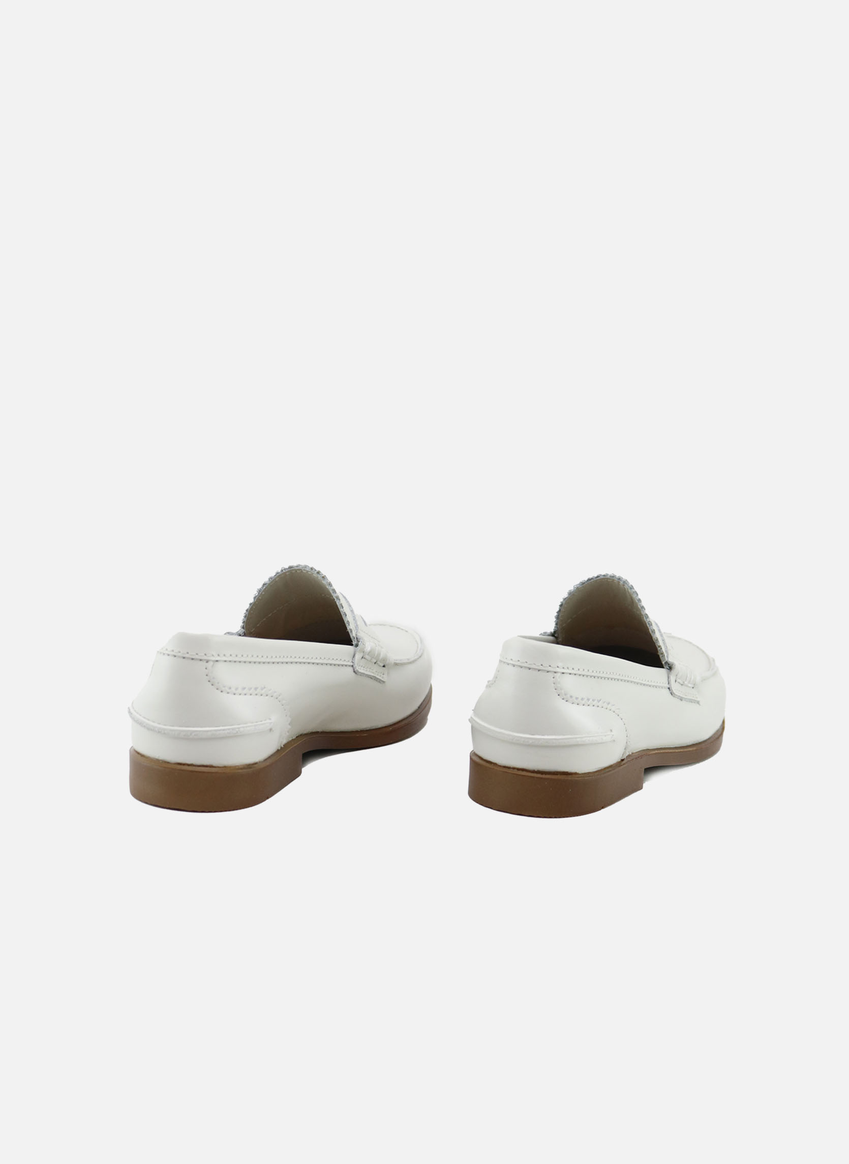 Mocassins Tod's En Cuir Blanc - Taille 7, Fabriqués En Italie - Occasion