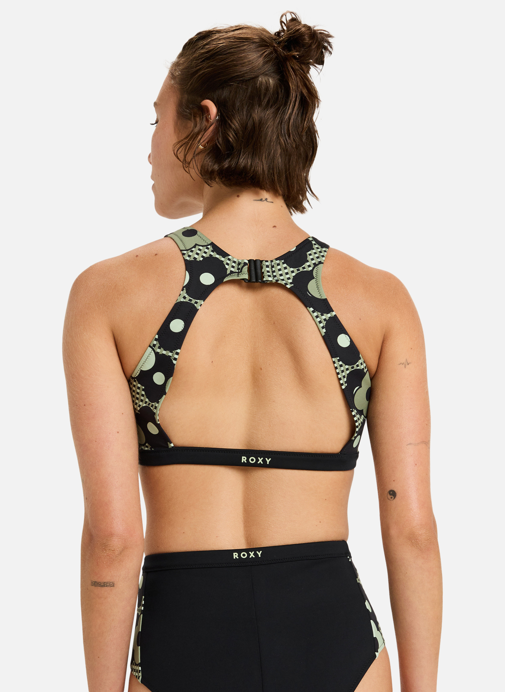 Hauts de maillot balconnet Roxy Pro Wave Crop Top Pt femme noir Roxy Hauts de maillot balconnet Roxy Pro Wave Crop Top Pt femme noir Noir