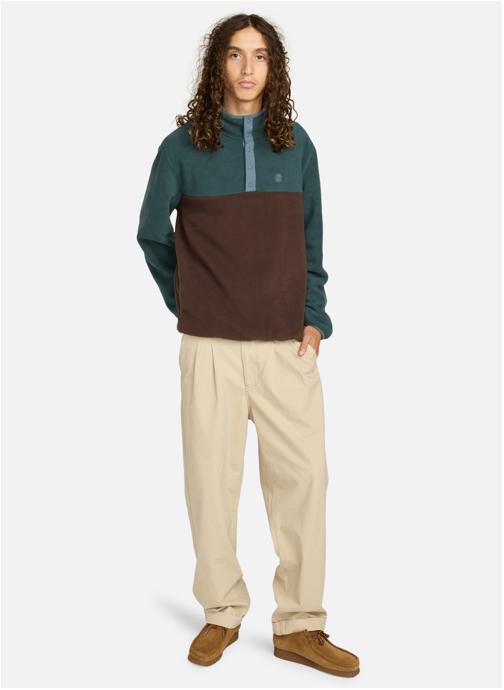 Element Pantalons droits Big Pleated homme beige