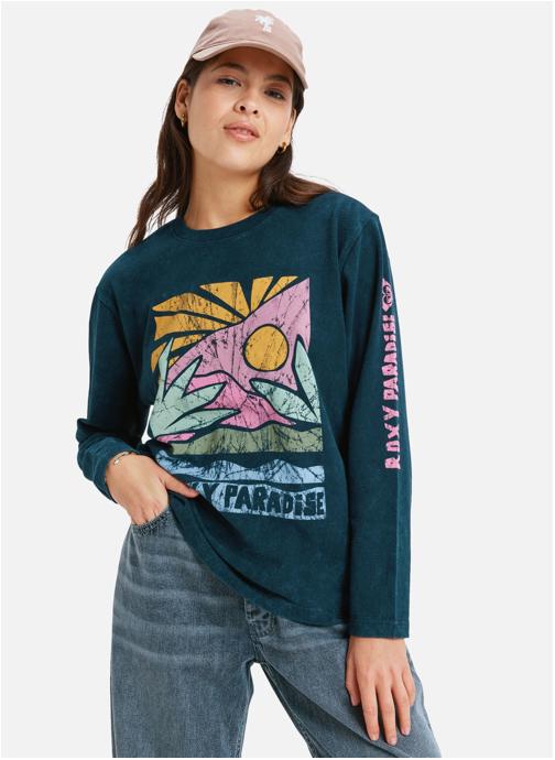 Roxy Tee-shirts Hangloose Washed femme bleu