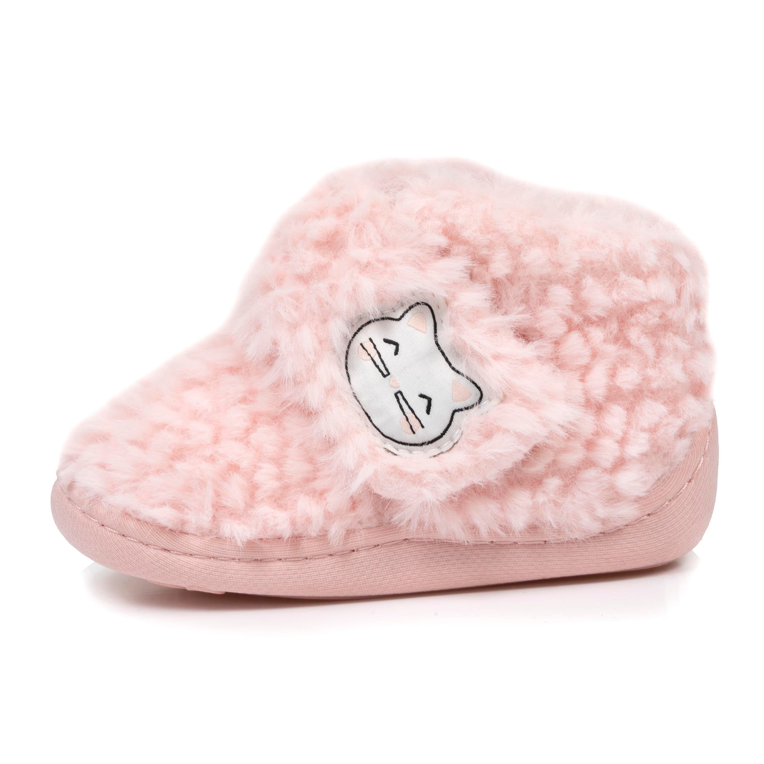 Chaussons Chaussons bottillons scratch Bébé Rose chat fille rose Isotoner Chaussons Chaussons bottillons scratch Bébé Rose chat fille rose Rose
