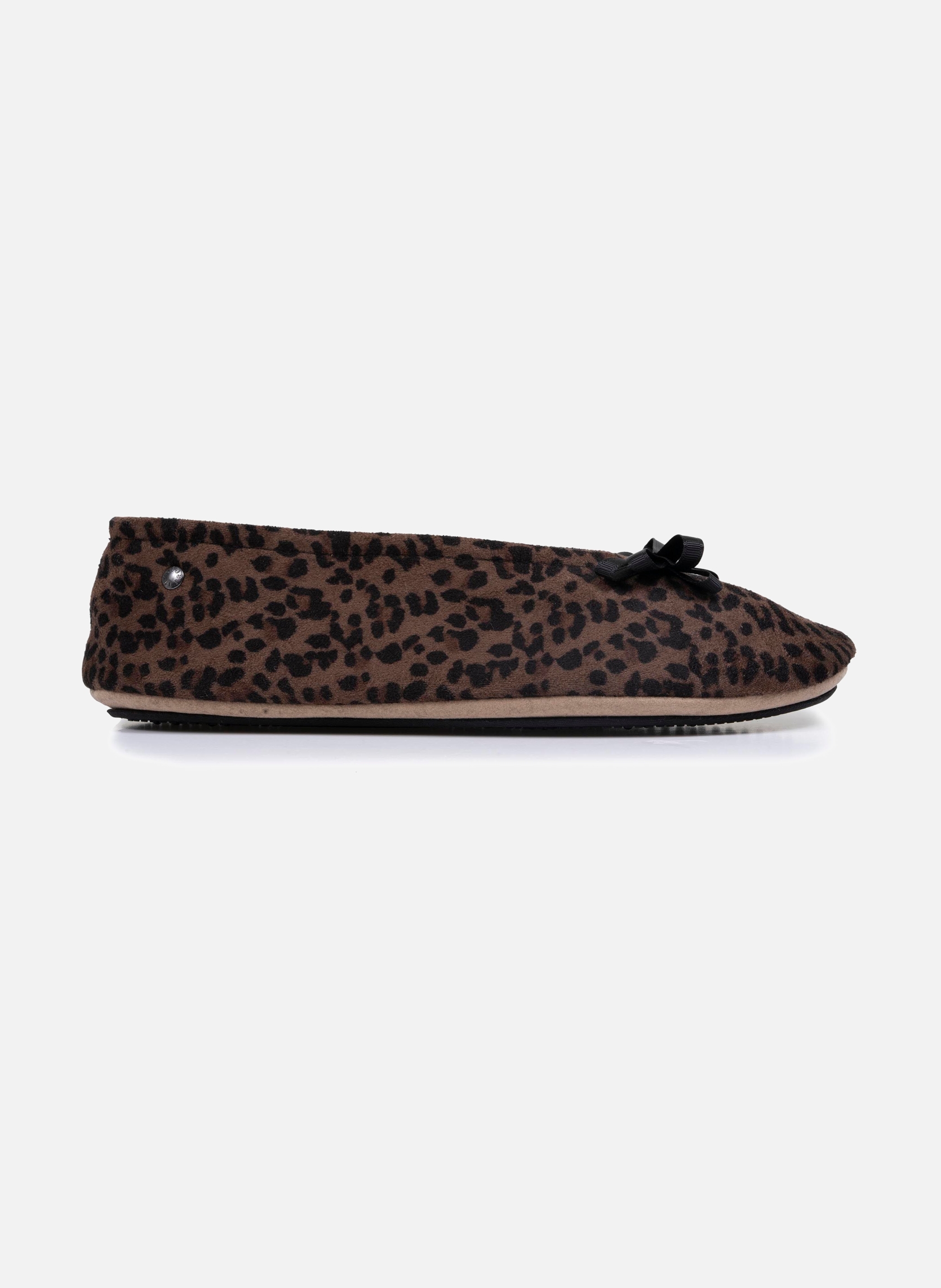 Chaussons Chaussons ballerines Femme Double nœud Sauge femme marron Isotoner Chaussons Chaussons ballerines Femme Double nœud Sauge femme marron Marron foncé