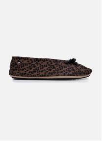 Chaussons Chaussons ballerines Femme Double nœud Sauge femme marron Isotoner Chaussons Chaussons ballerines Femme Double nœud Sauge femme marron Marron foncé