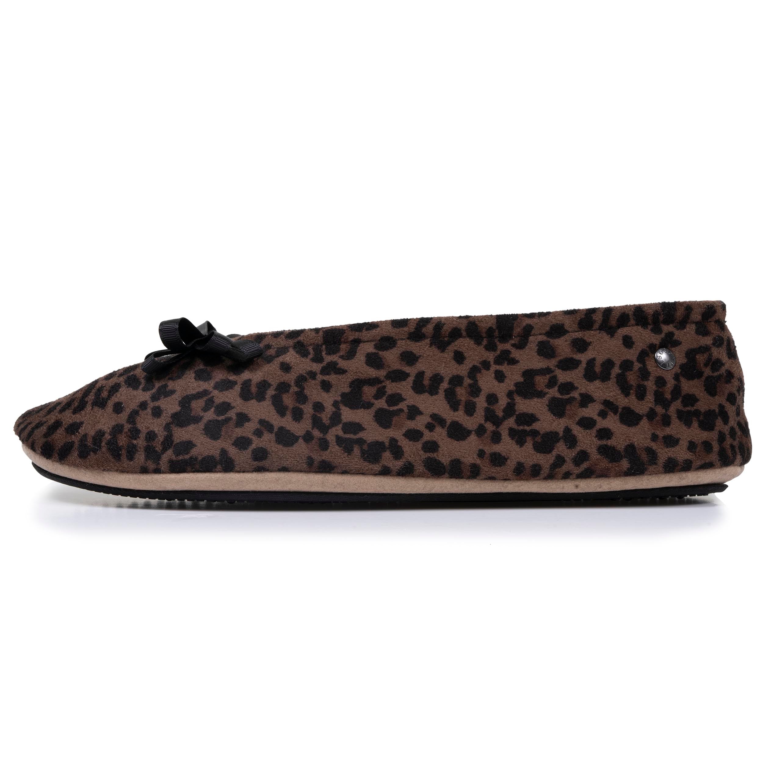 Chaussons Chaussons ballerines Femme Double nœud Sauge femme marron Isotoner Chaussons Chaussons ballerines Femme Double nœud Sauge femme marron Marron foncé