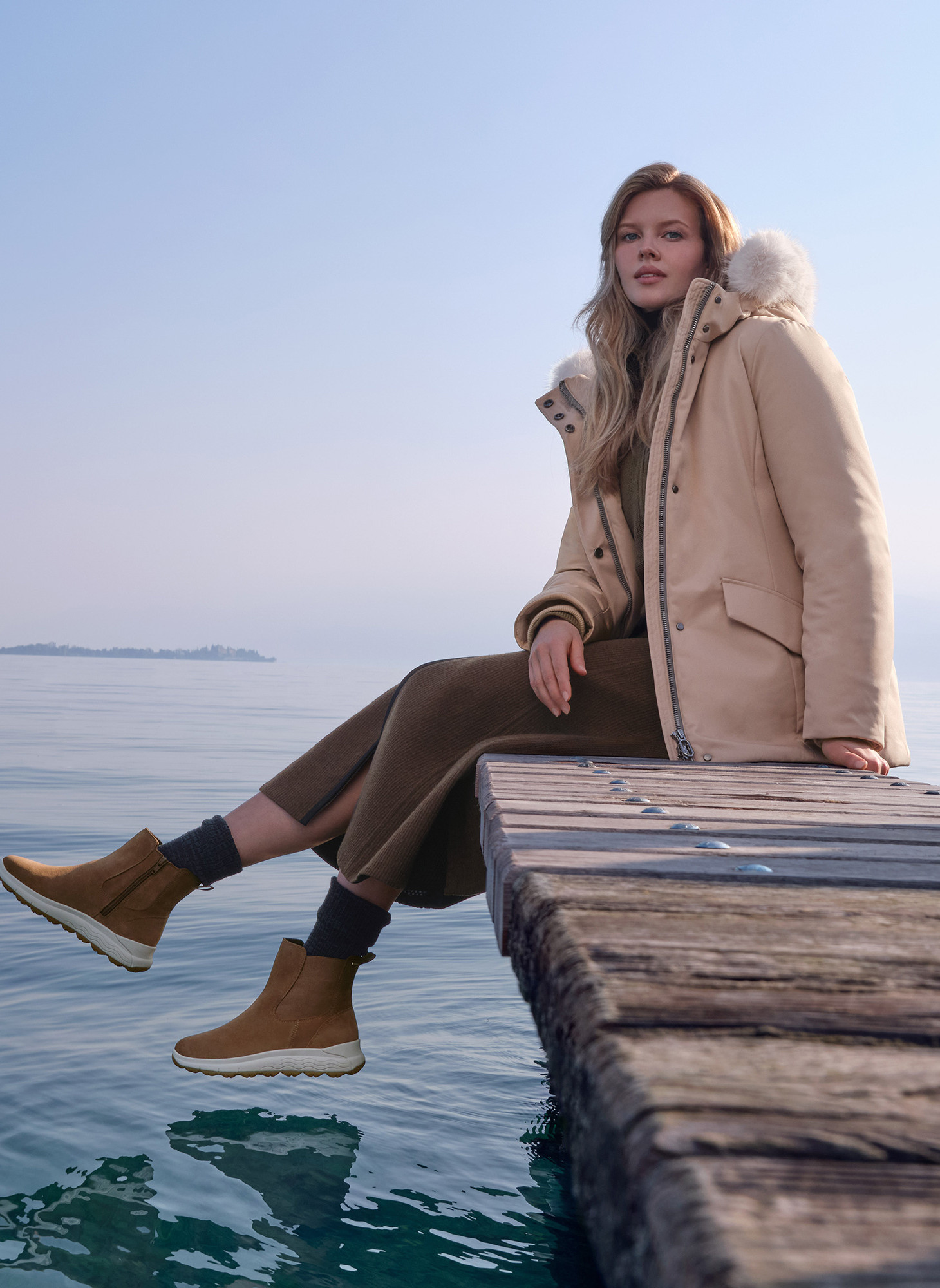 Bottines basses SPHERICA 4X4 WOMAN femme marron Geox Bottines basses SPHERICA 4X4 WOMAN femme marron Marron