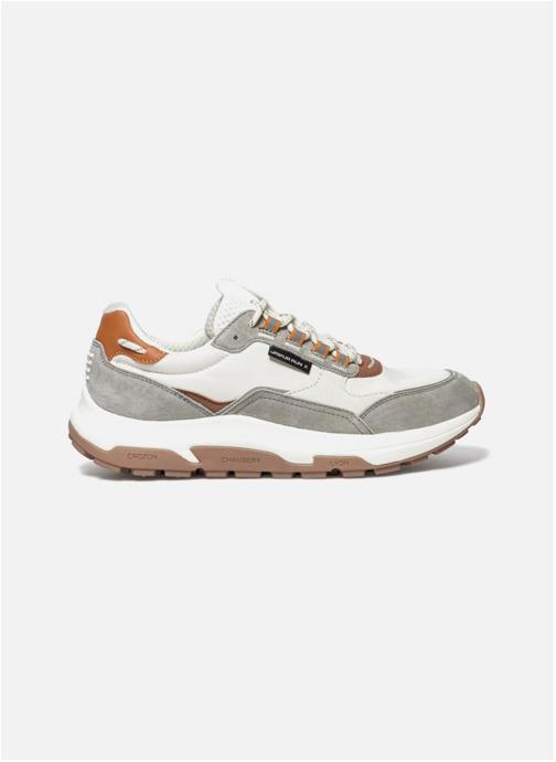 TBS Chaussures de sport Baskets cuir JONASSE BLANC NAVY JAUNE homme beige