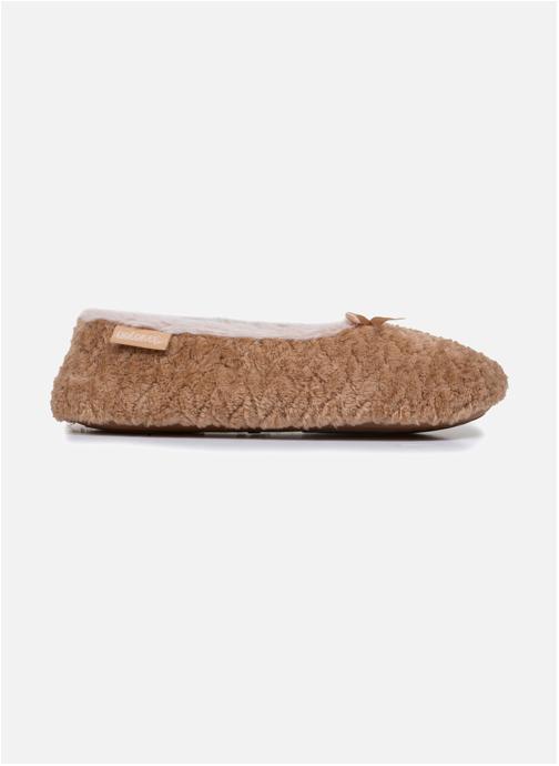 Isotoner Chaussons Chaussons ballerines texturés Femme Camel femme marron