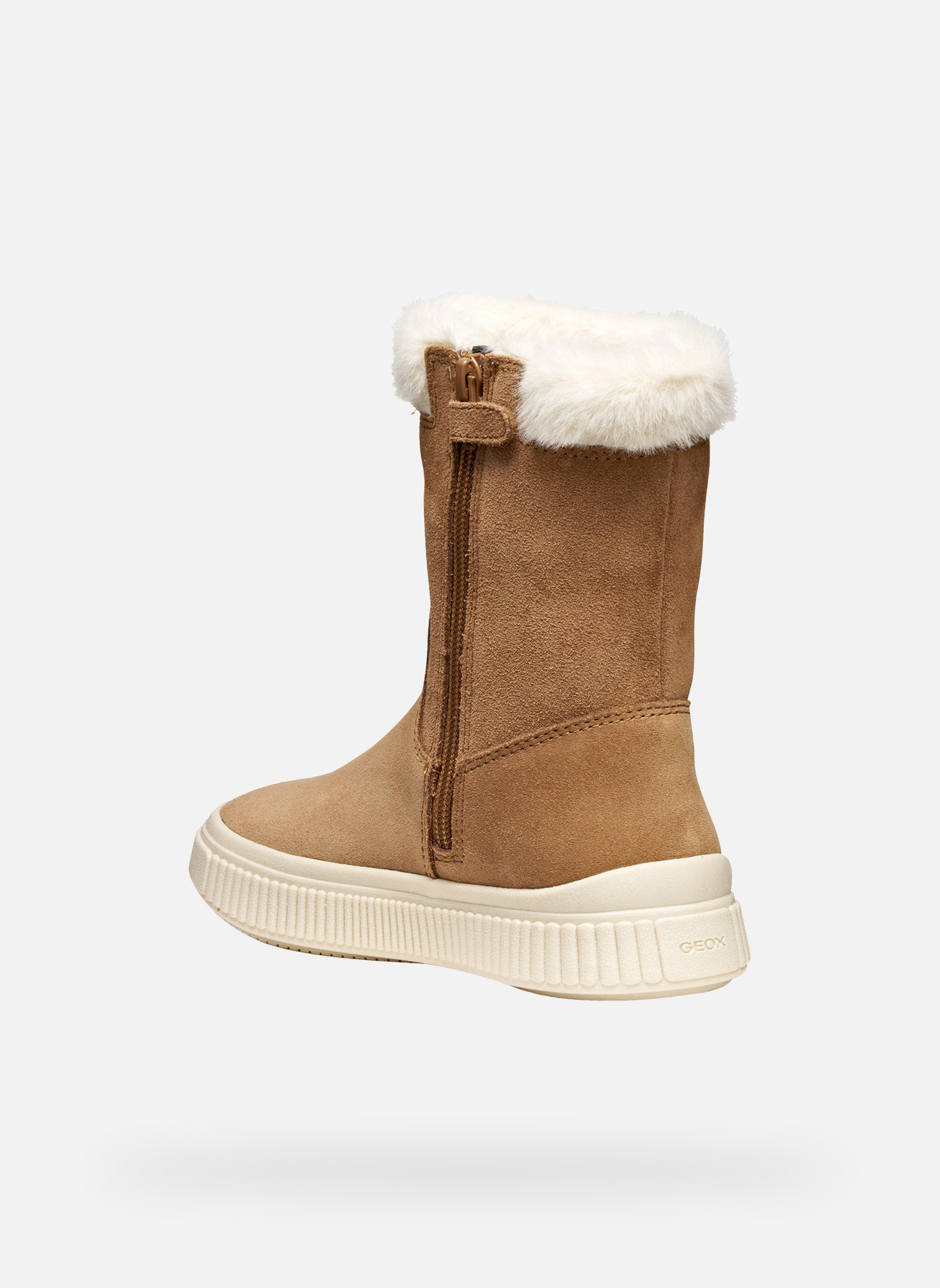 Bottines LAQUINNY GIRL fille marron Geox Bottines LAQUINNY GIRL fille marron Cognac