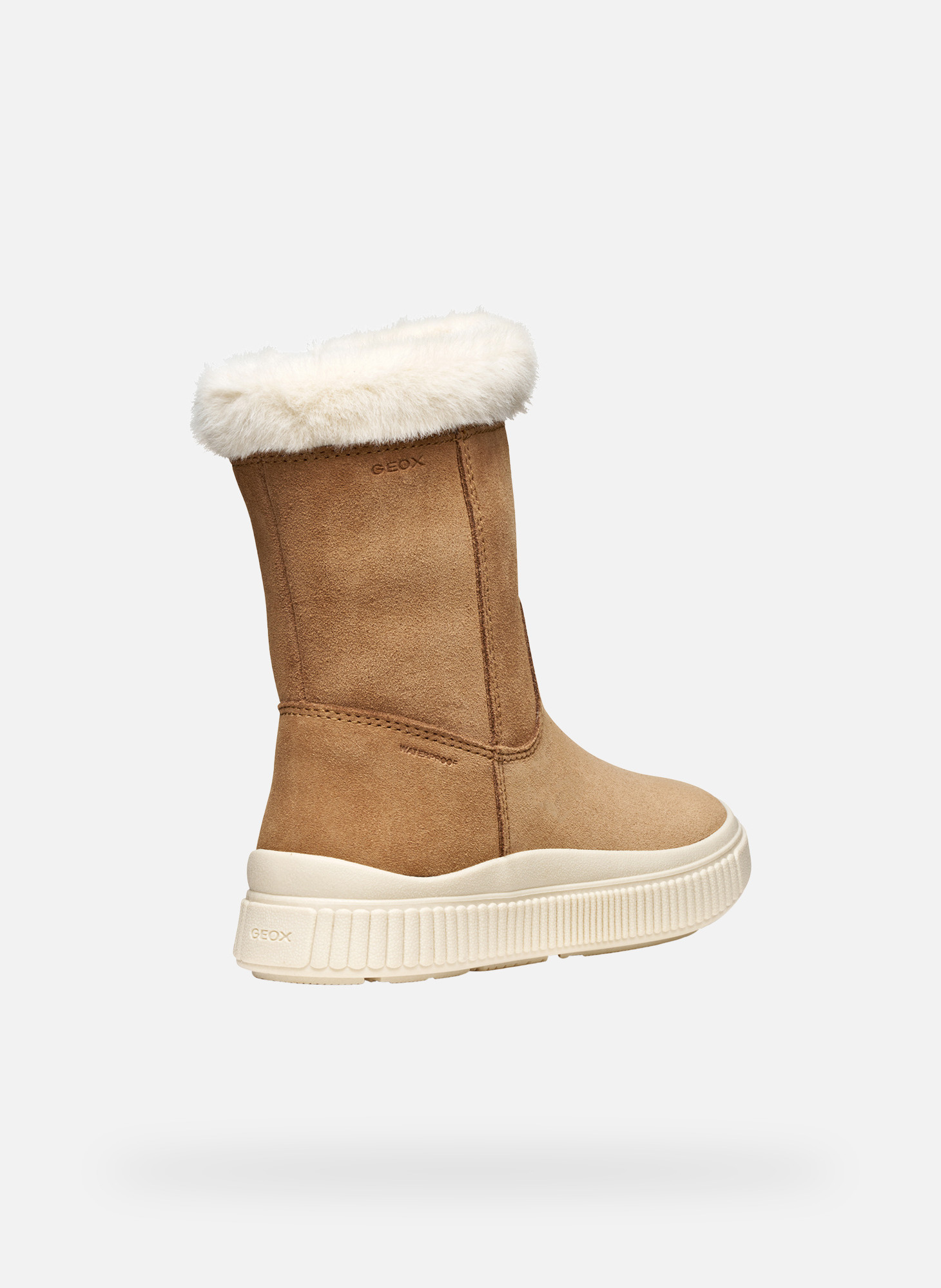 Bottines LAQUINNY GIRL fille marron Geox Bottines LAQUINNY GIRL fille marron Cognac