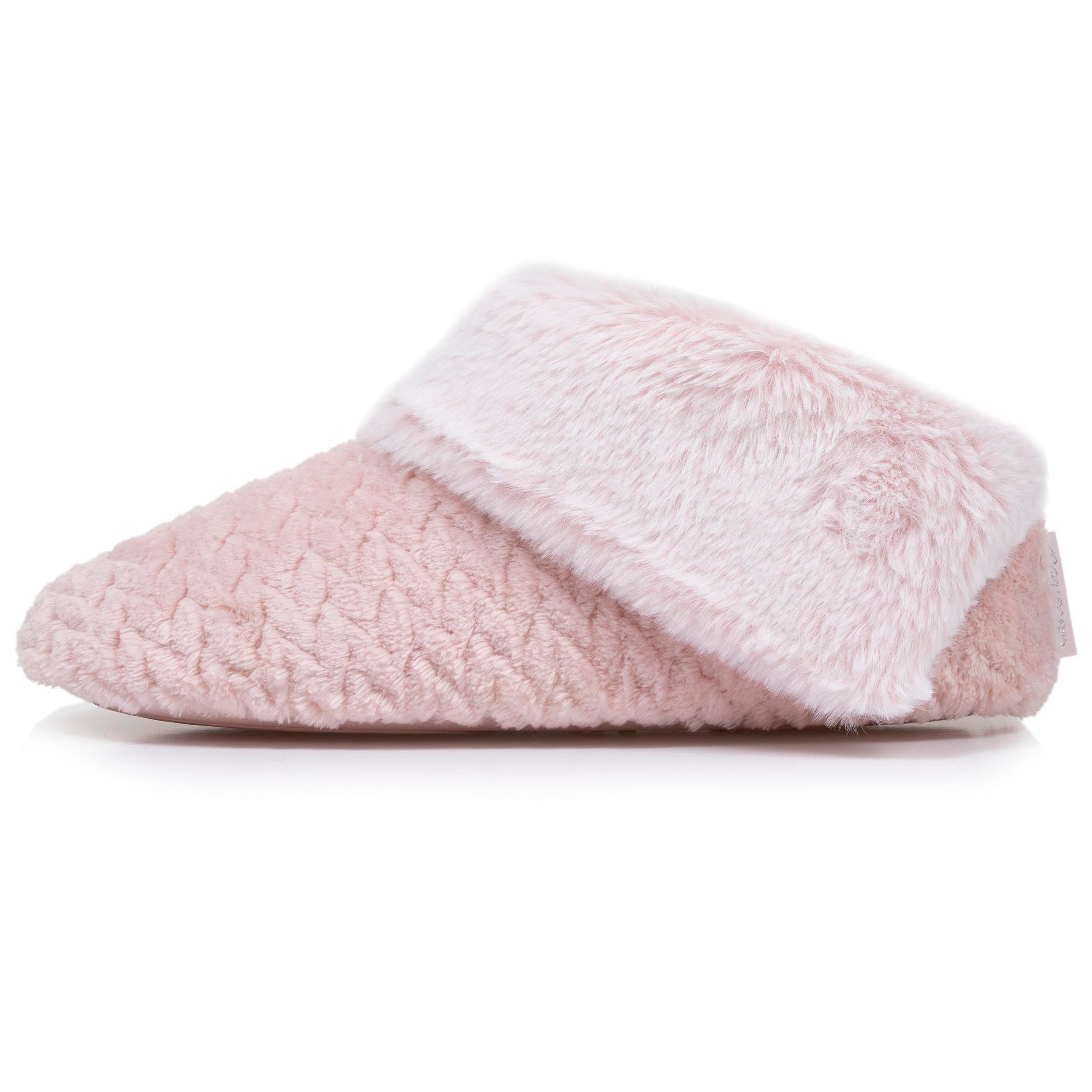 Chaussons Chaussons bottillons texturés Femme Rose femme rose Isotoner Chaussons Chaussons bottillons texturés Femme Rose femme rose Rose