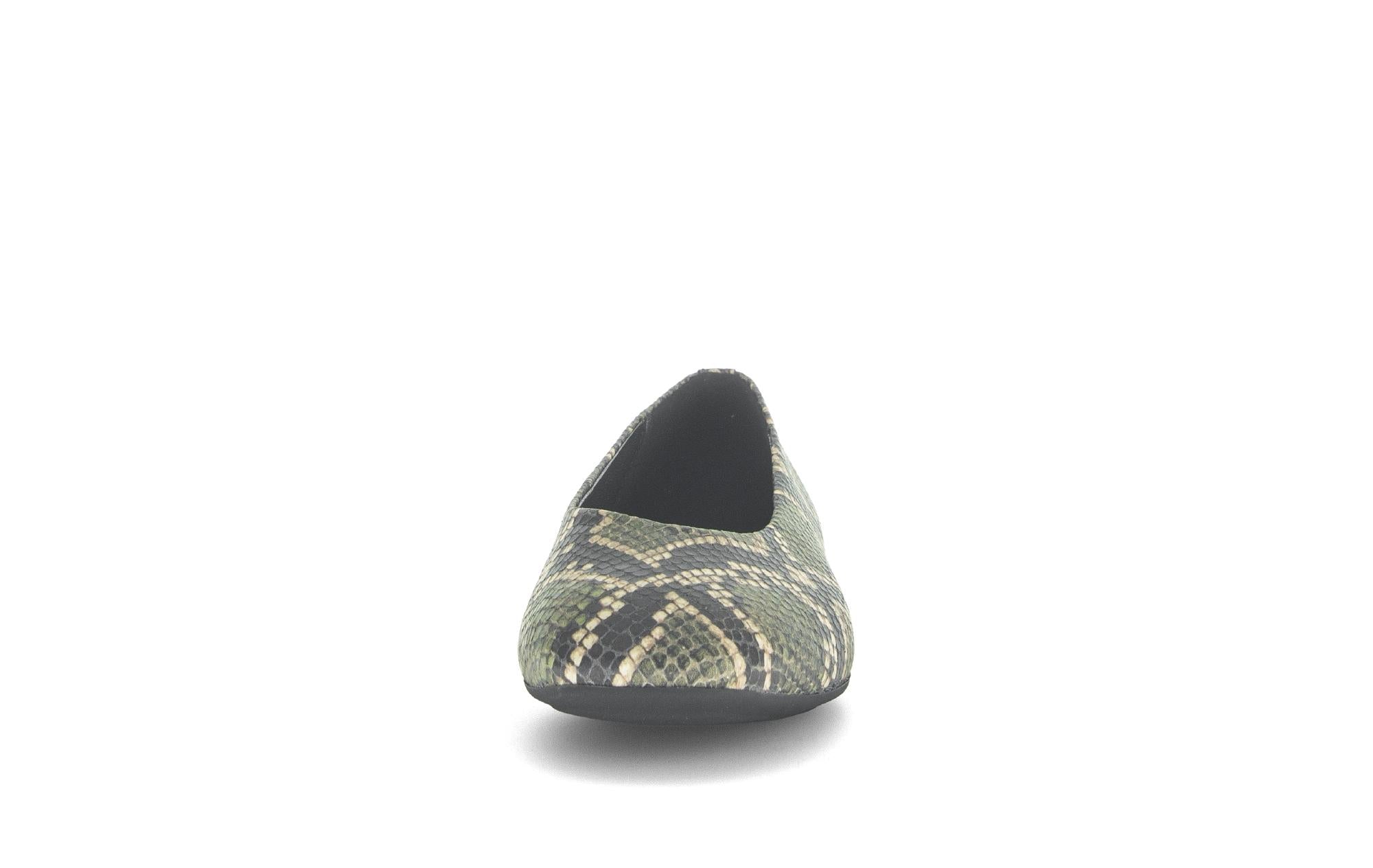 Bottes Cuir Imprimé Reptile Vert Bronze Mine De Rien - Taille 38.5 (EU) - Occasion TBE
