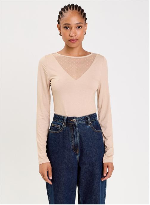 Cache Cache Tee-shirts LBODNEWCHO femme beige
