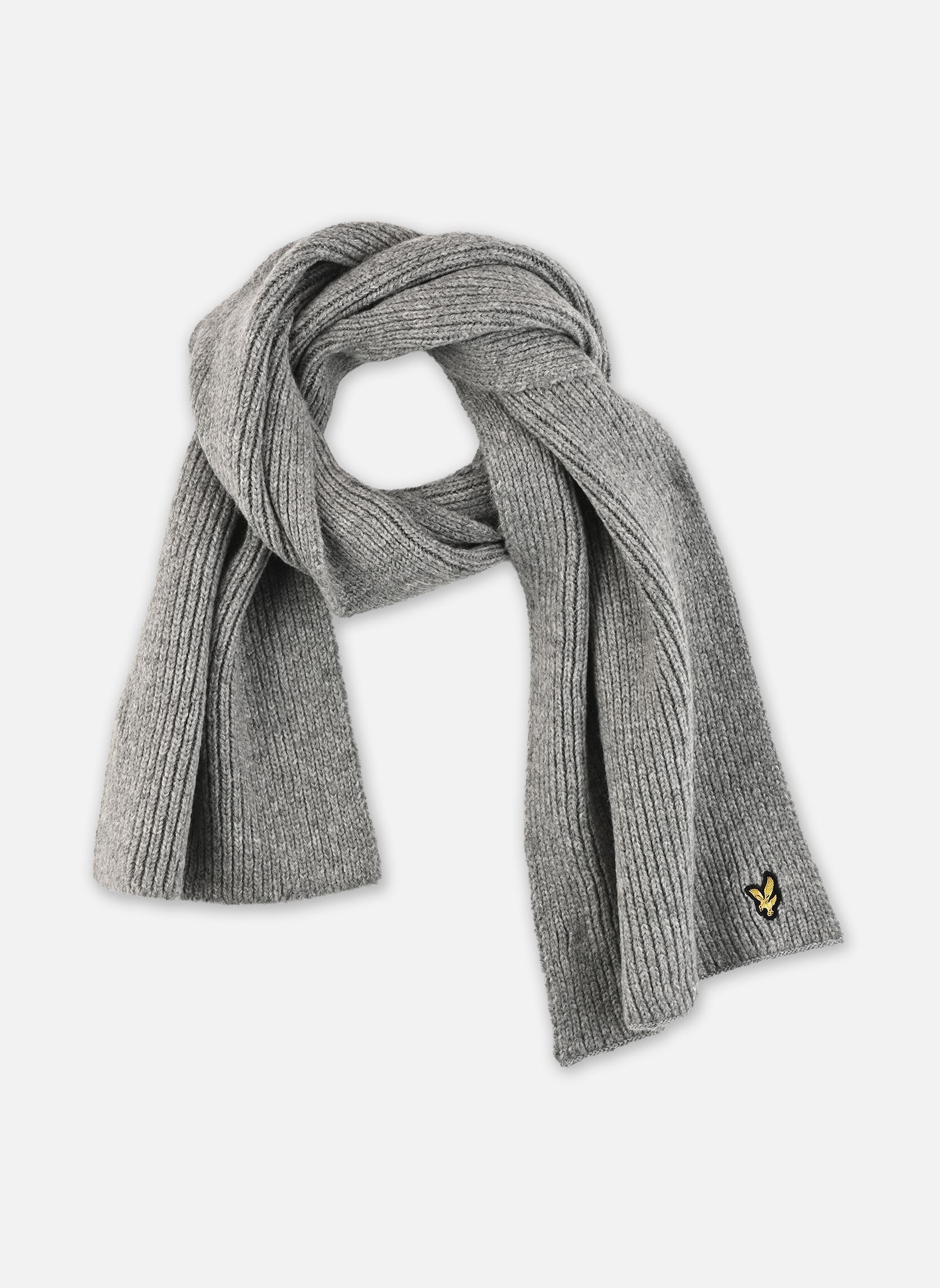 Mutsen Brushed Scarf And Beanie Set heren grijs Lyle & Scott Mutsen Brushed Scarf And Beanie Set heren grijs LIGHT GREY MARL