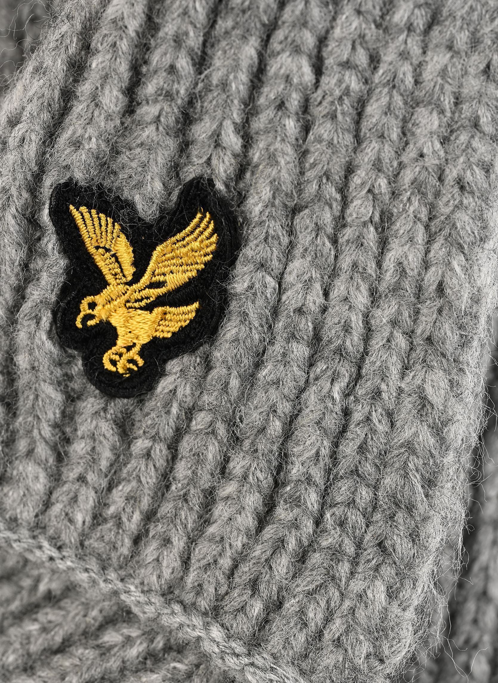 Mutsen Brushed Scarf And Beanie Set heren grijs Lyle & Scott Mutsen Brushed Scarf And Beanie Set heren grijs LIGHT GREY MARL