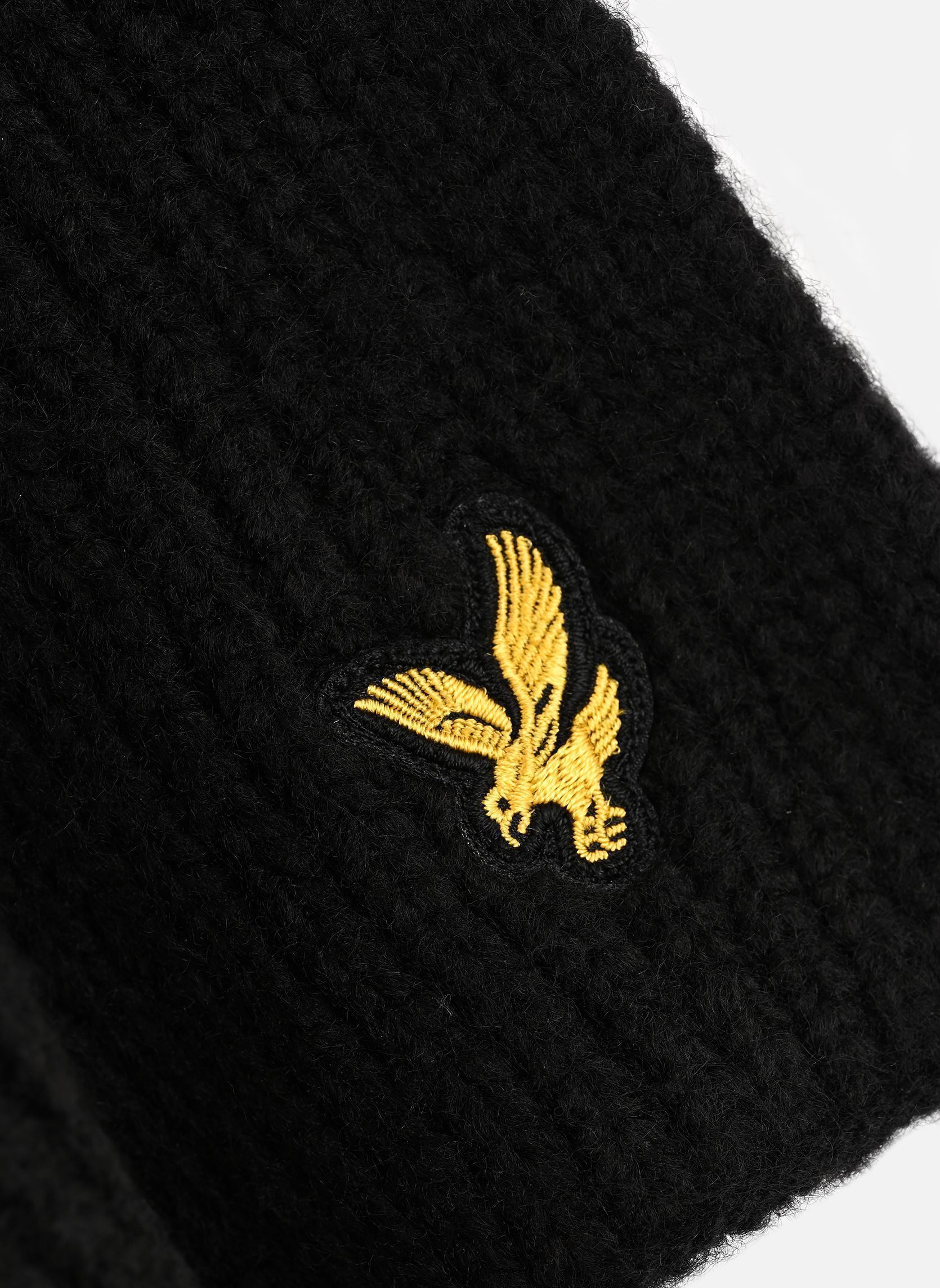 Bonnets Brushed Scarf And Beanie Set homme noir Lyle & Scott Bonnets Brushed Scarf And Beanie Set homme noir JET BLACK