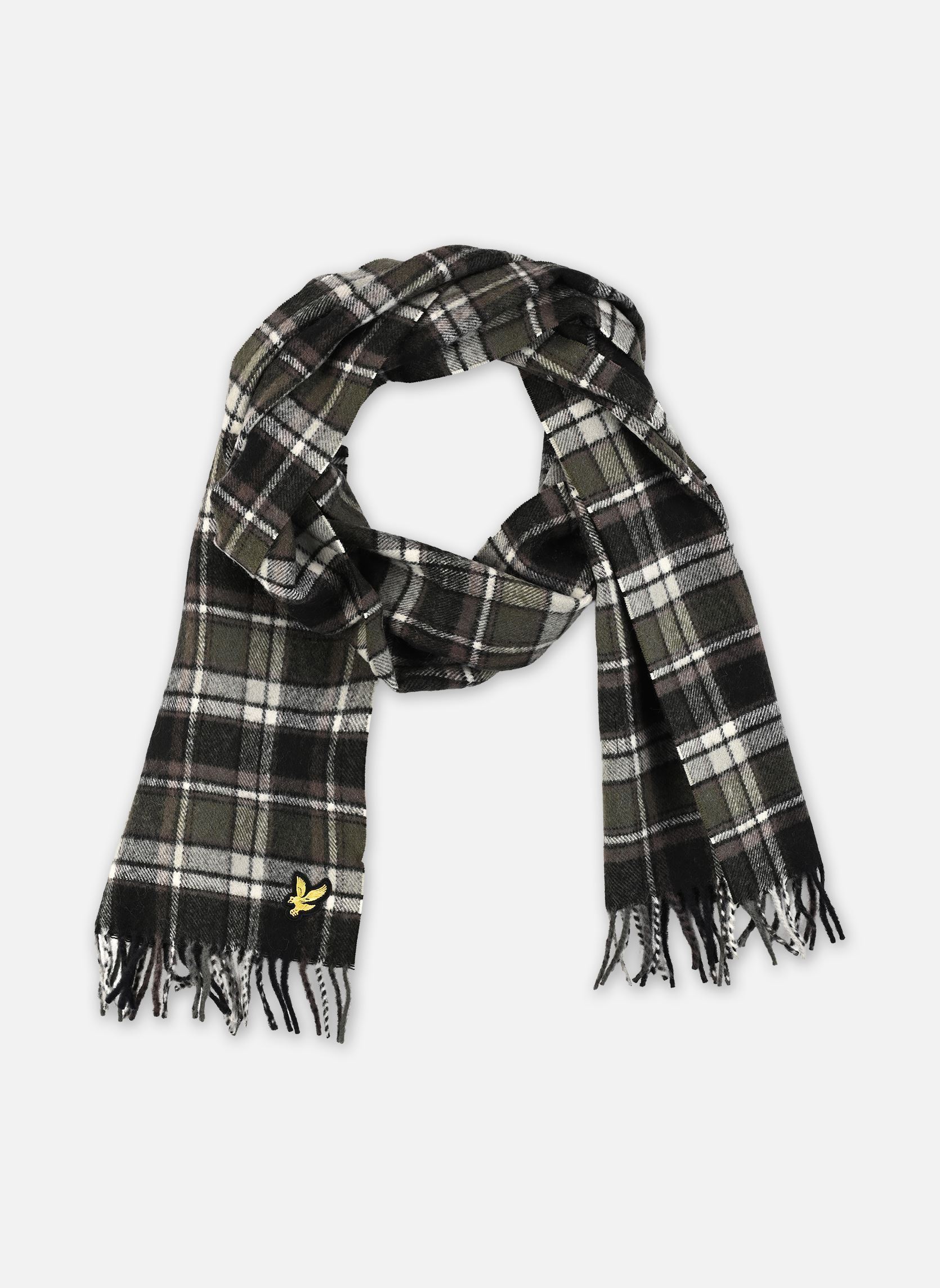 Bonnets Lambswool Blend Scarf And Beanie Set homme noir Lyle & Scott Bonnets Lambswool Blend Scarf And Beanie Set homme noir JET BLACK