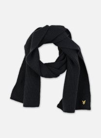 Mutsen Waffle Scarf And Beanie Set heren blauw
