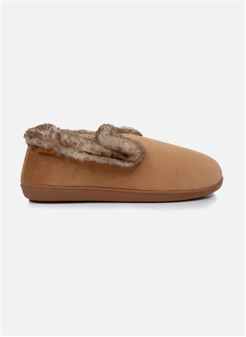 Isotoner Chaussons Chaussons charentaises Femme Taupe fourrure femme marron