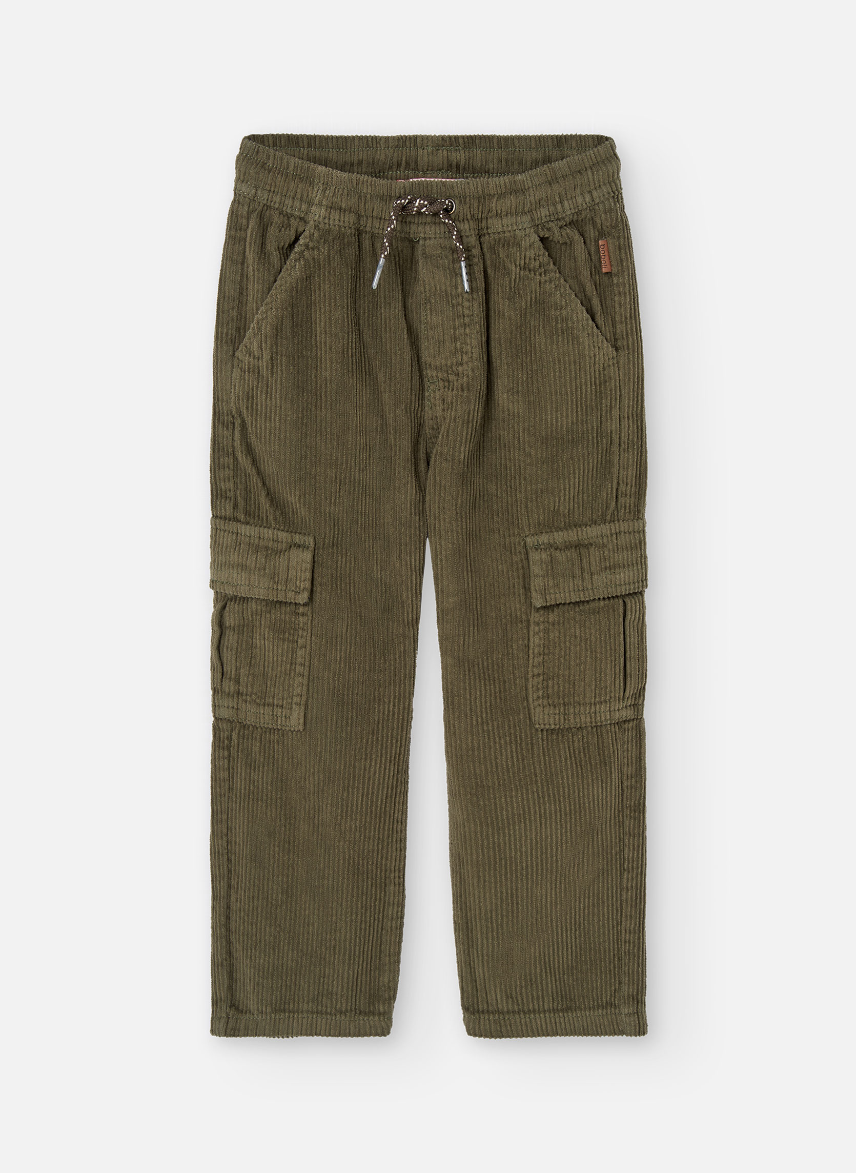 Pantalon Velours Côtelé Vert Foncé Garçon Janie Et Jack - Taille 3, Occasion Très Bon état
