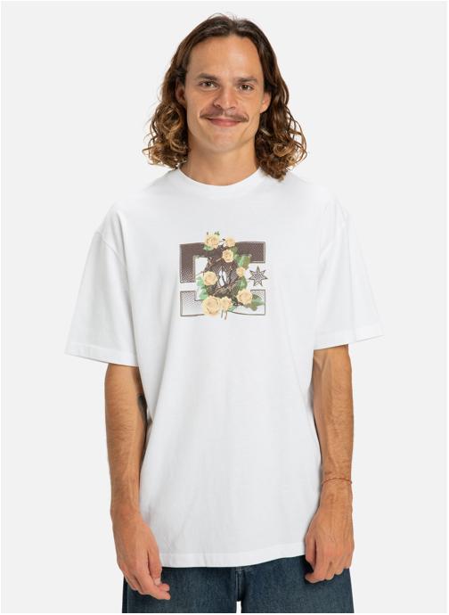 DC Shoes Tee-shirts Rose And Thorn Star homme blanc