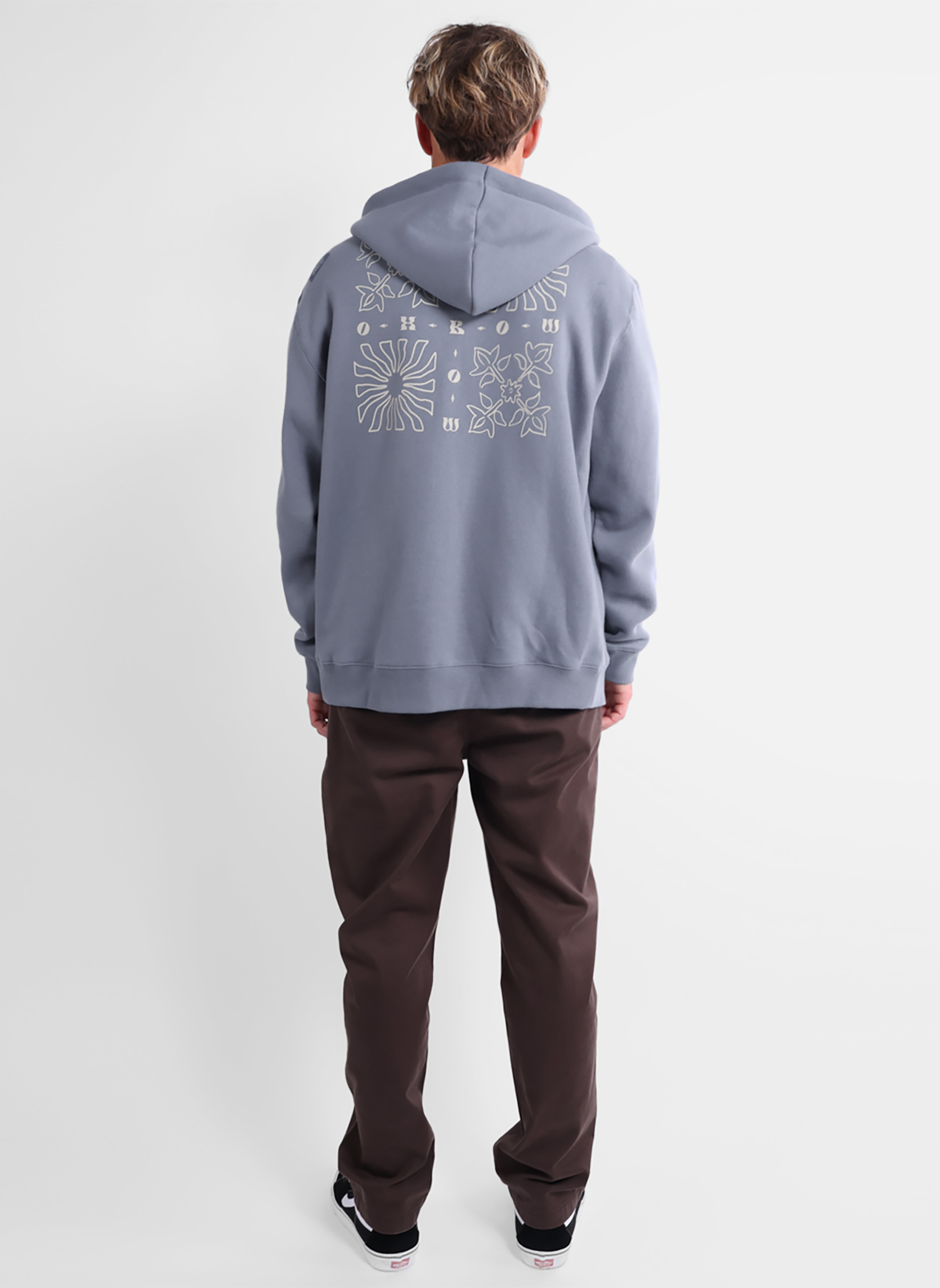 Sweat à Capuche OXBOW Eternal - Molleton Brossé 350 G/m² - Motif Au Dos, Poche Kangourou - Hiver 2025 - 7