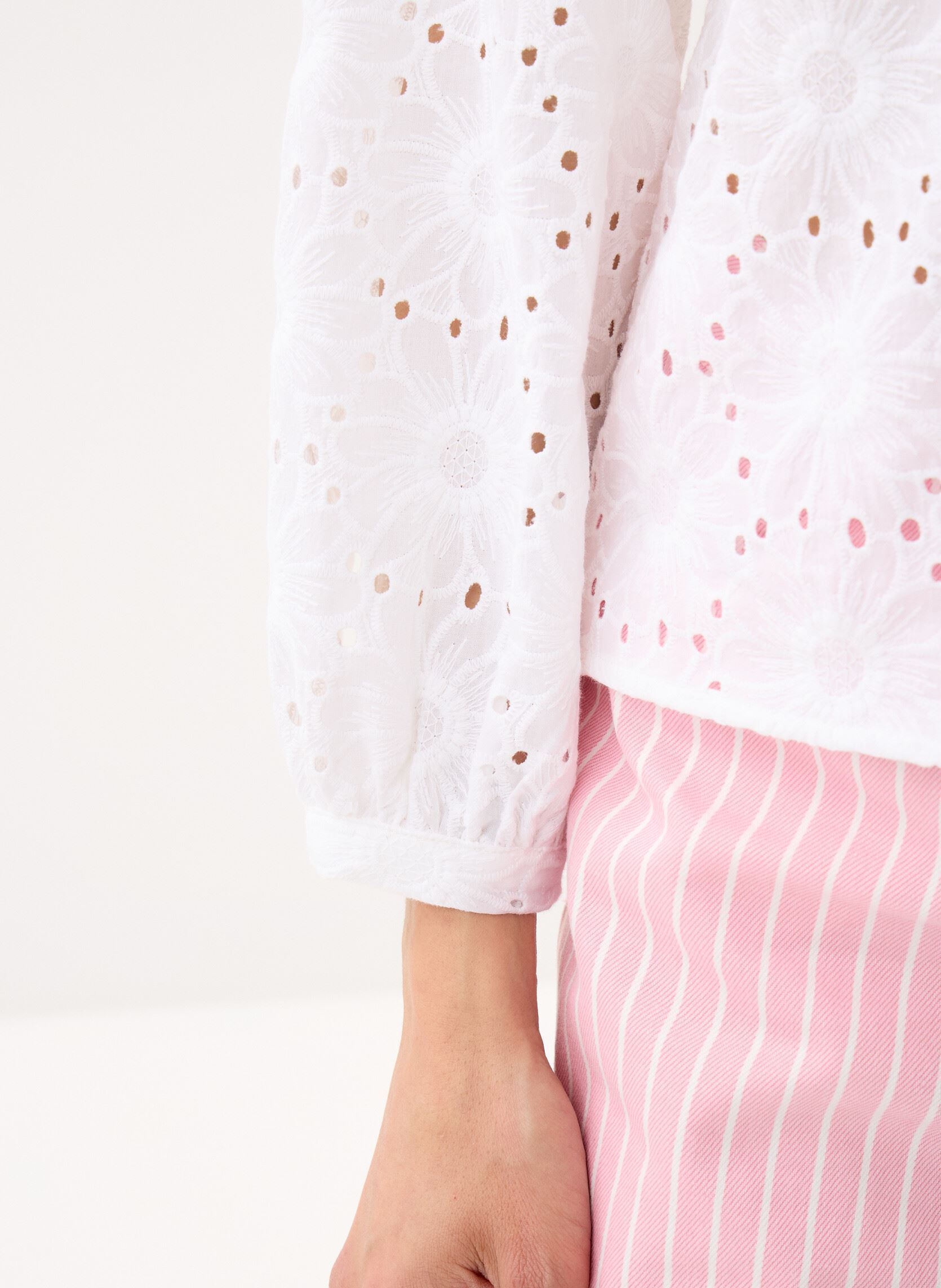 Blouses manches longues CLEMENCE femme blanc Georgia Rose Blouses manches longues CLEMENCE femme blanc LUCENT WHITE