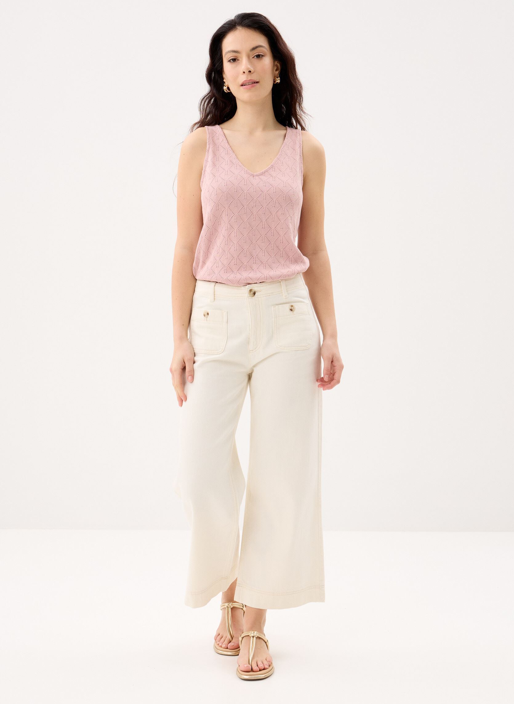 Tee-shirts manches courtes DELLIE femme rose Georgia Rose Tee-shirts manches courtes DELLIE femme rose ADOBE ROSE