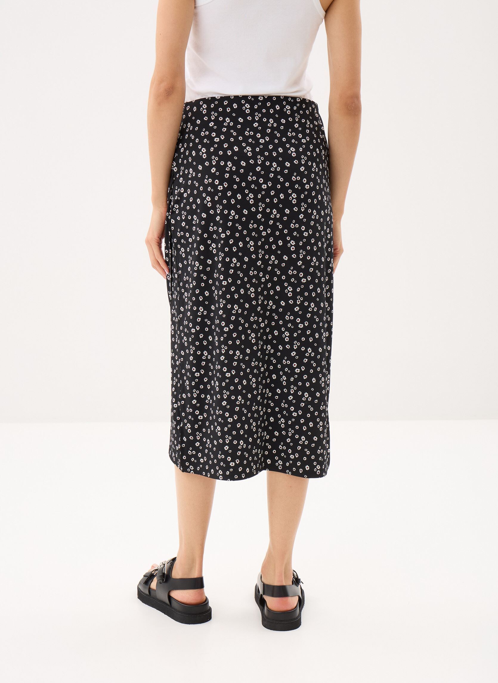 Midi-Röcke JUDRAPE damen schwarz MADE BY Midi-Röcke JUDRAPE damen schwarz IMP_DAISY TRICO_BLACK