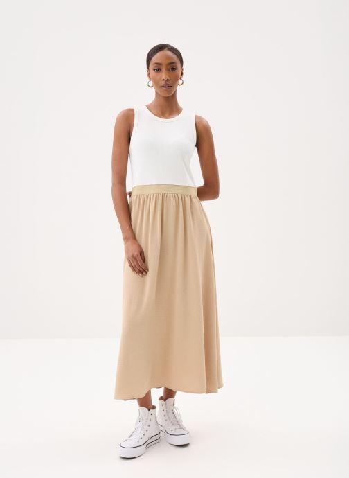 MADE BY Lange jurken ROBINE dames beige