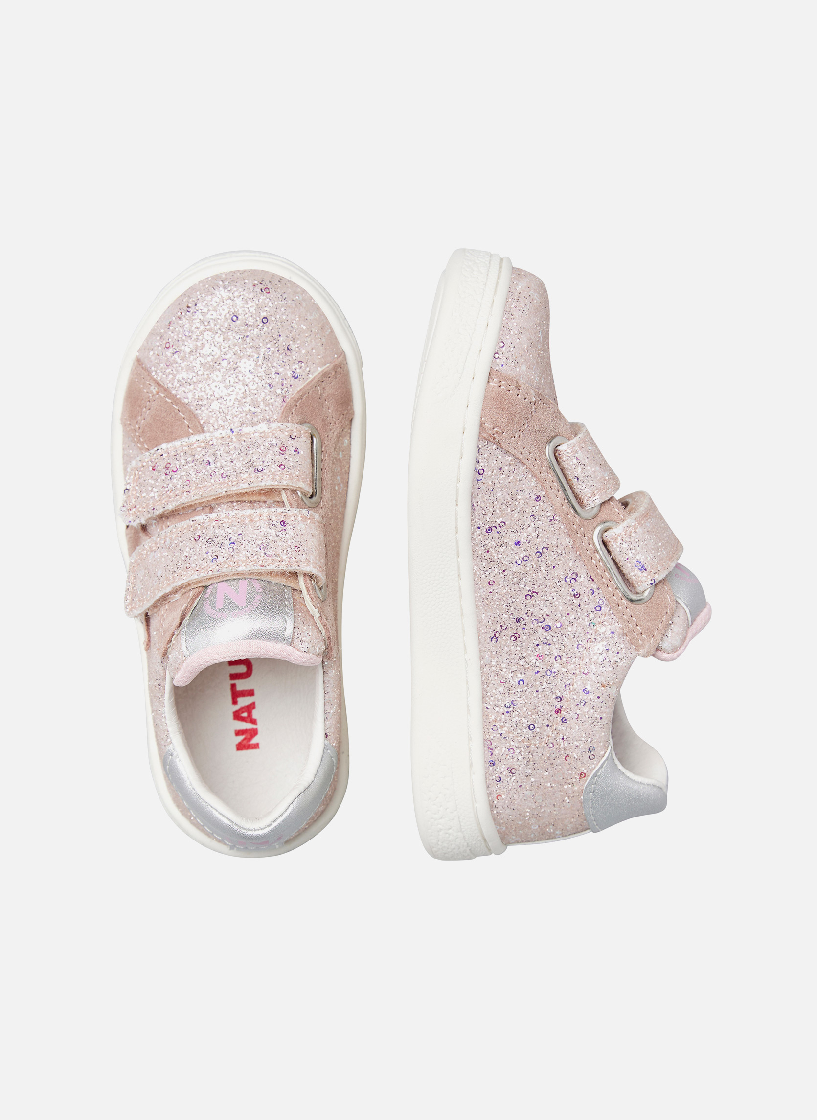 Baskets basses Sneakers PINN VL. Rose poudré- fille rose Naturino Baskets basses Sneakers PINN VL. Rose poudré- fille rose Rose clair