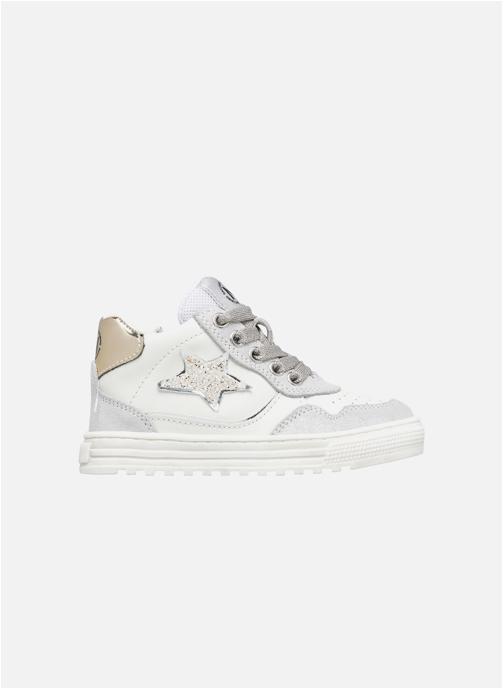 Naturino Baskets basses Sneakers HESS HIGH 3 ZIP. Argent-Platine fille gris