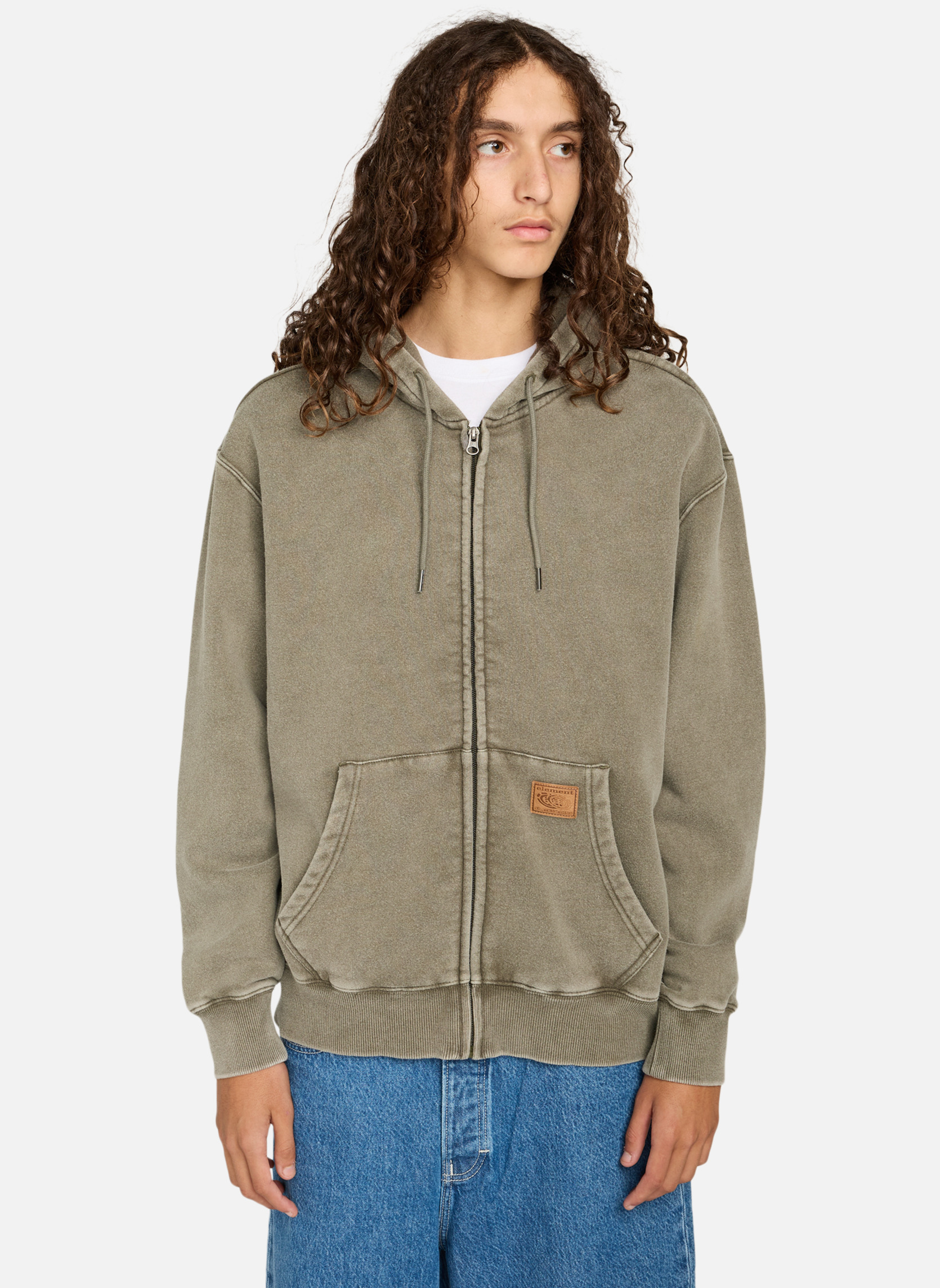 Sweats à capuche Sweat zippé CARGO homme vert Element Sweats à capuche Sweat zippé CARGO homme vert Vert foncé