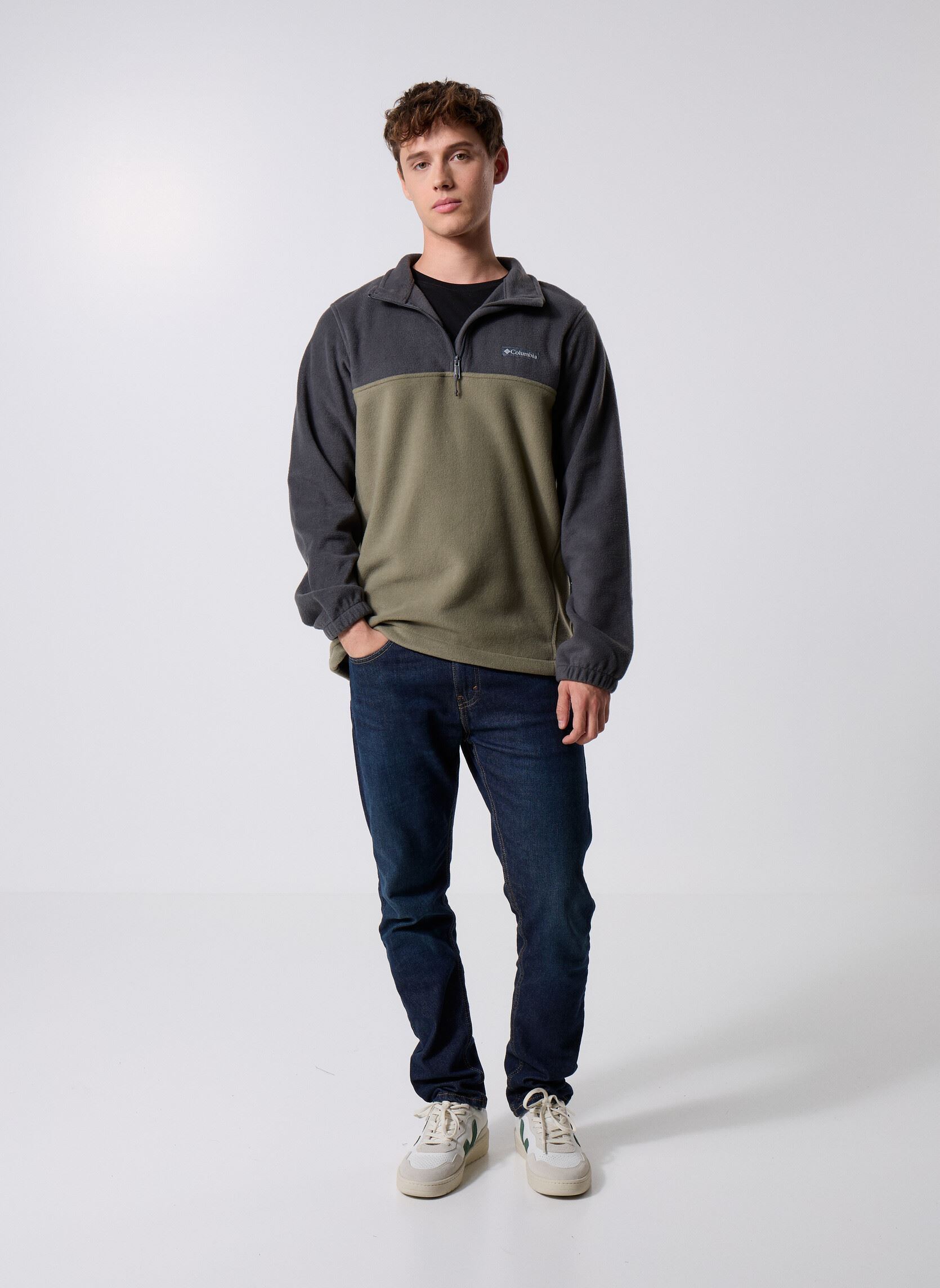 Columbia Steens Mountain Half Zip 2.0 Fleece Black | Man