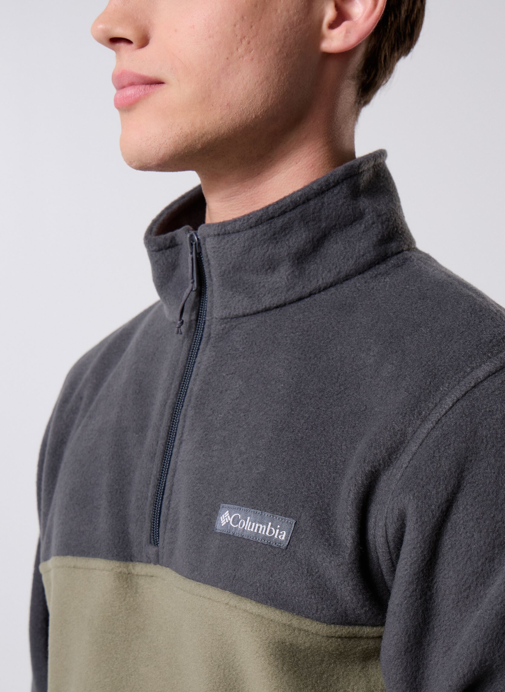Pulls polaires Steens Mountain™ Half Zip homme vert Columbia Pulls polaires Steens Mountain™ Half Zip homme vert SHARK, STONE GREEN
