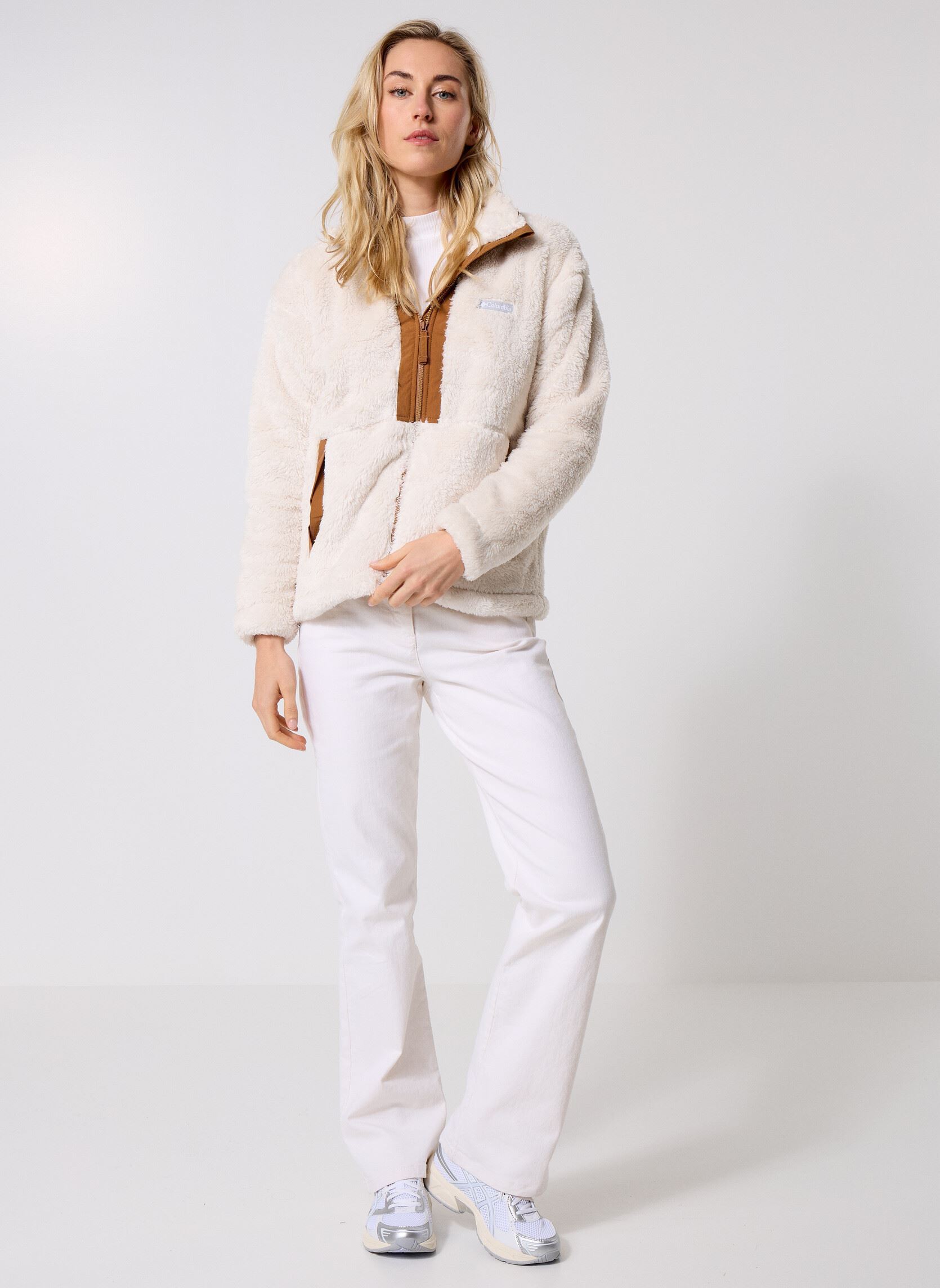 Vestes polaires Boundless Discovery™ Sherpa Full Zip II femme blanc Columbia Vestes polaires Boundless Discovery™ Sherpa Full Zip II femme blanc CHALK, CAMEL BROWN