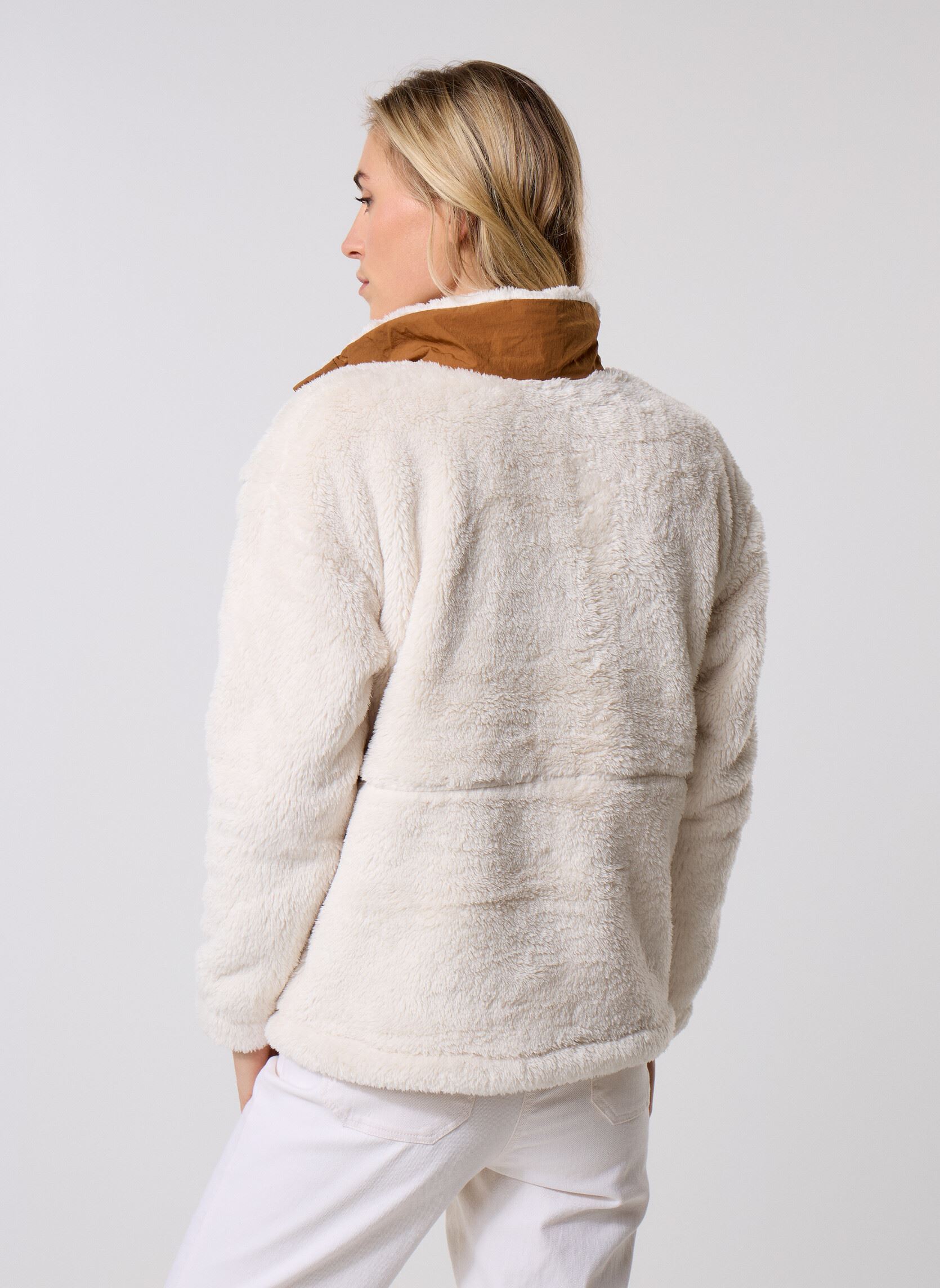 Vestes polaires Boundless Discovery™ Sherpa Full Zip II femme blanc Columbia Vestes polaires Boundless Discovery™ Sherpa Full Zip II femme blanc CHALK, CAMEL BROWN