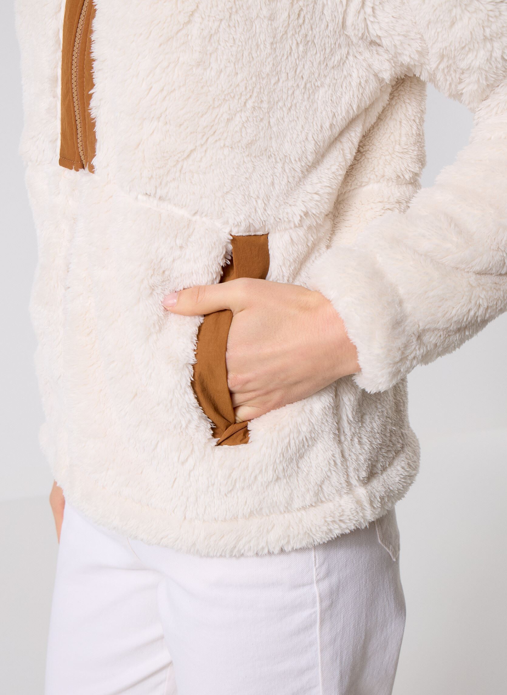Vestes polaires Boundless Discovery™ Sherpa Full Zip II femme blanc Columbia Vestes polaires Boundless Discovery™ Sherpa Full Zip II femme blanc CHALK, CAMEL BROWN