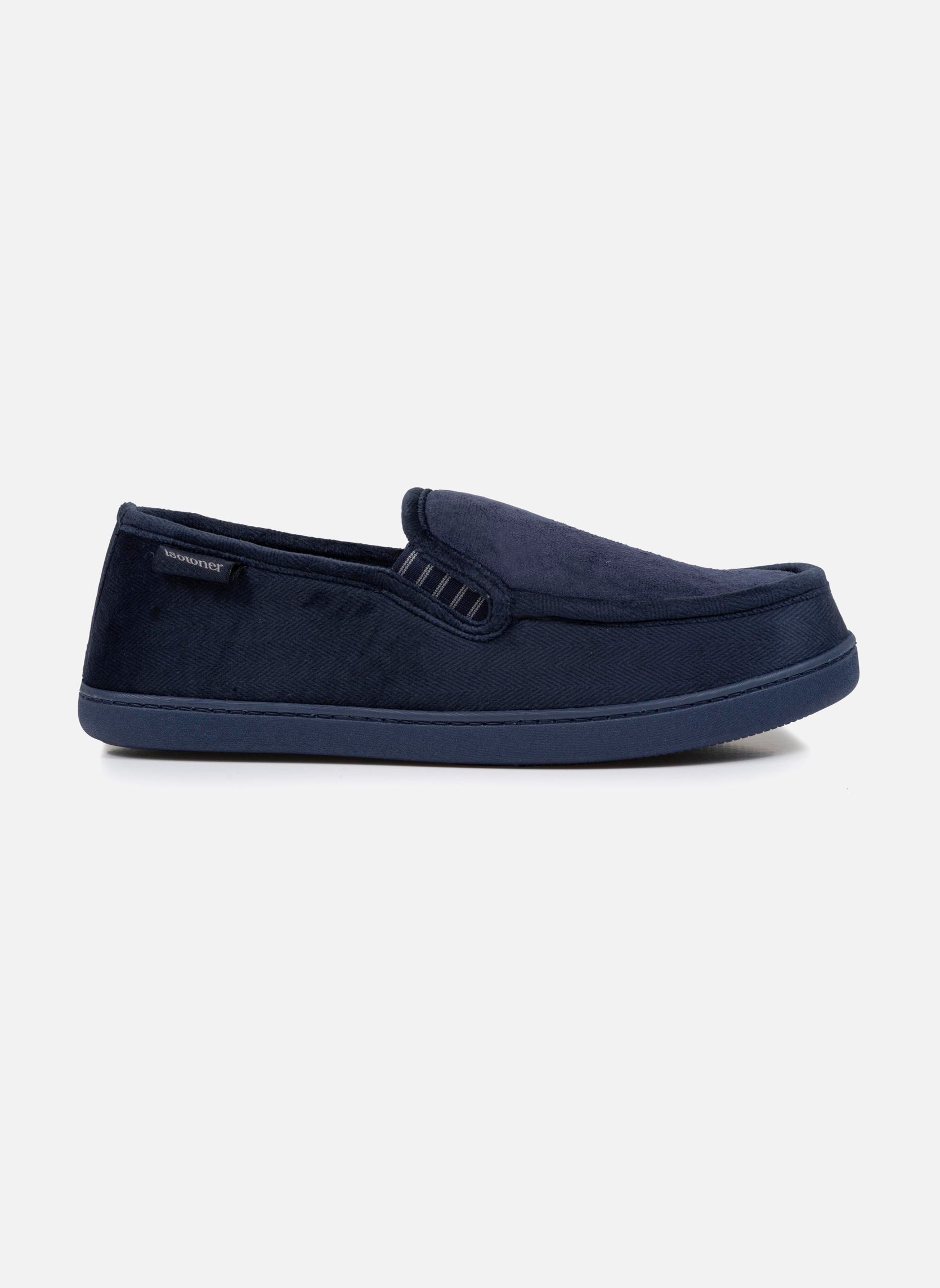 Chaussons Chaussons mocassins Homme Gris/Beige homme bleu Isotoner Chaussons Chaussons mocassins Homme Gris/Beige homme bleu Bleu marine