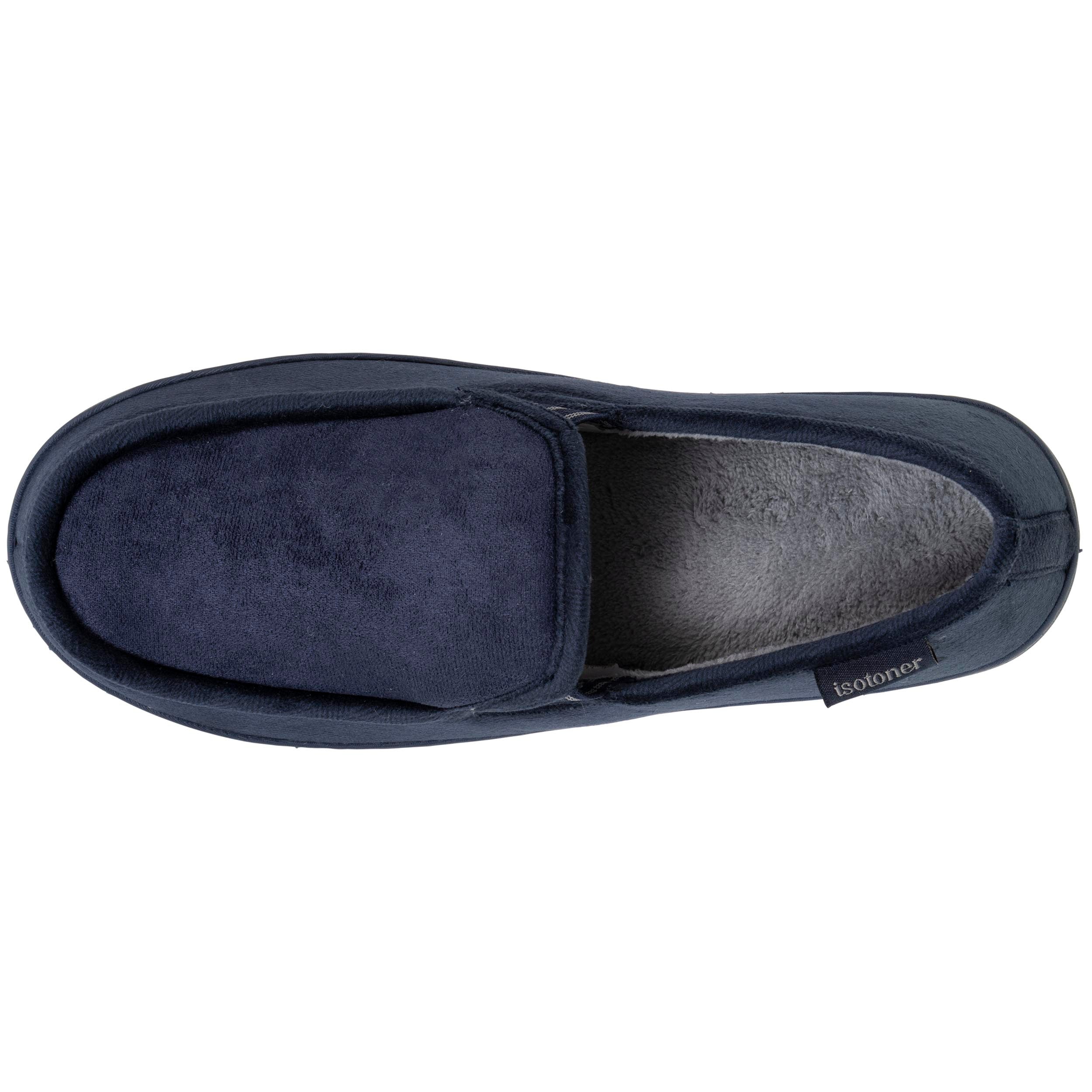 Chaussons Chaussons mocassins Homme Gris/Beige homme bleu Isotoner Chaussons Chaussons mocassins Homme Gris/Beige homme bleu Bleu marine