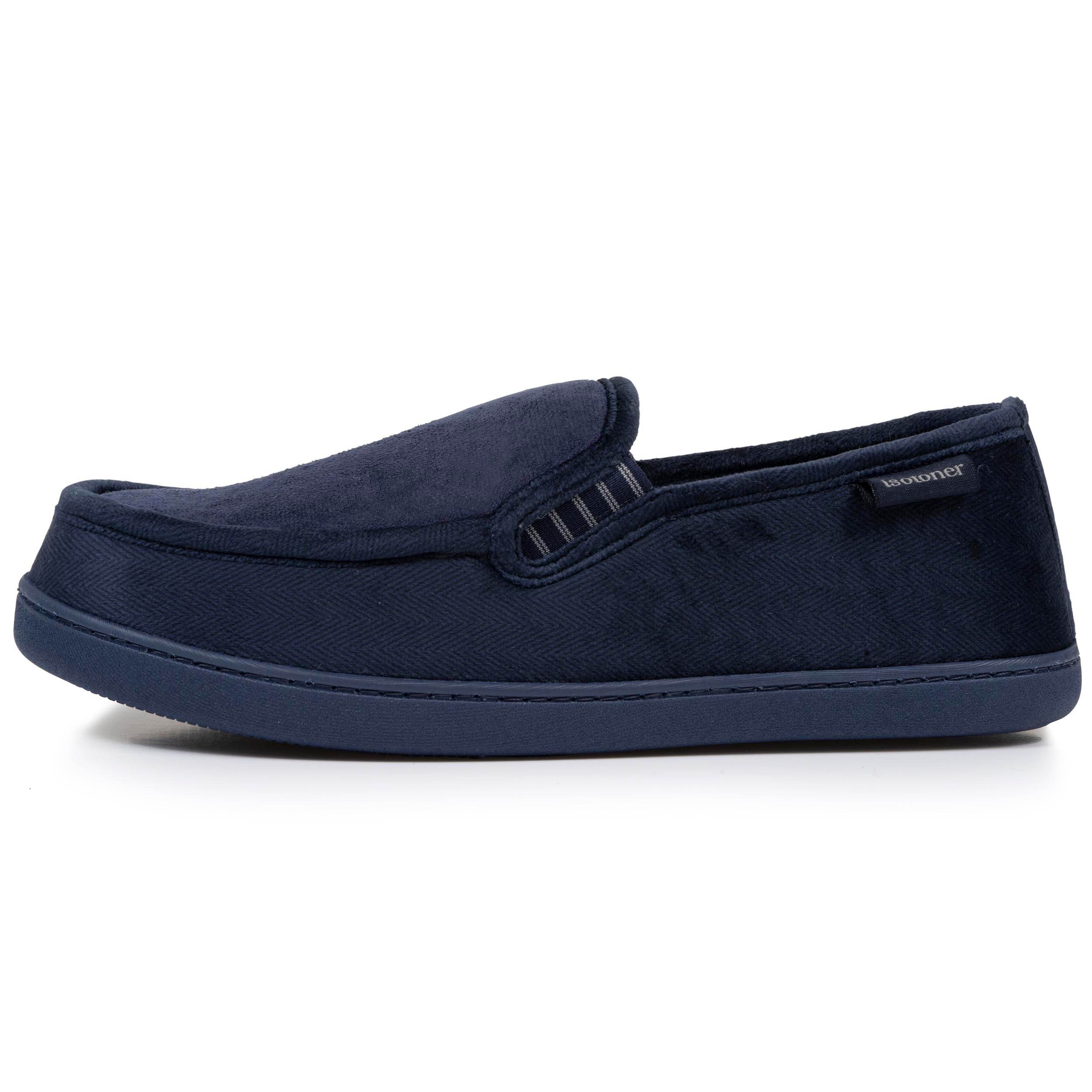 Chaussons Chaussons mocassins Homme Gris/Beige homme bleu Isotoner Chaussons Chaussons mocassins Homme Gris/Beige homme bleu Bleu marine