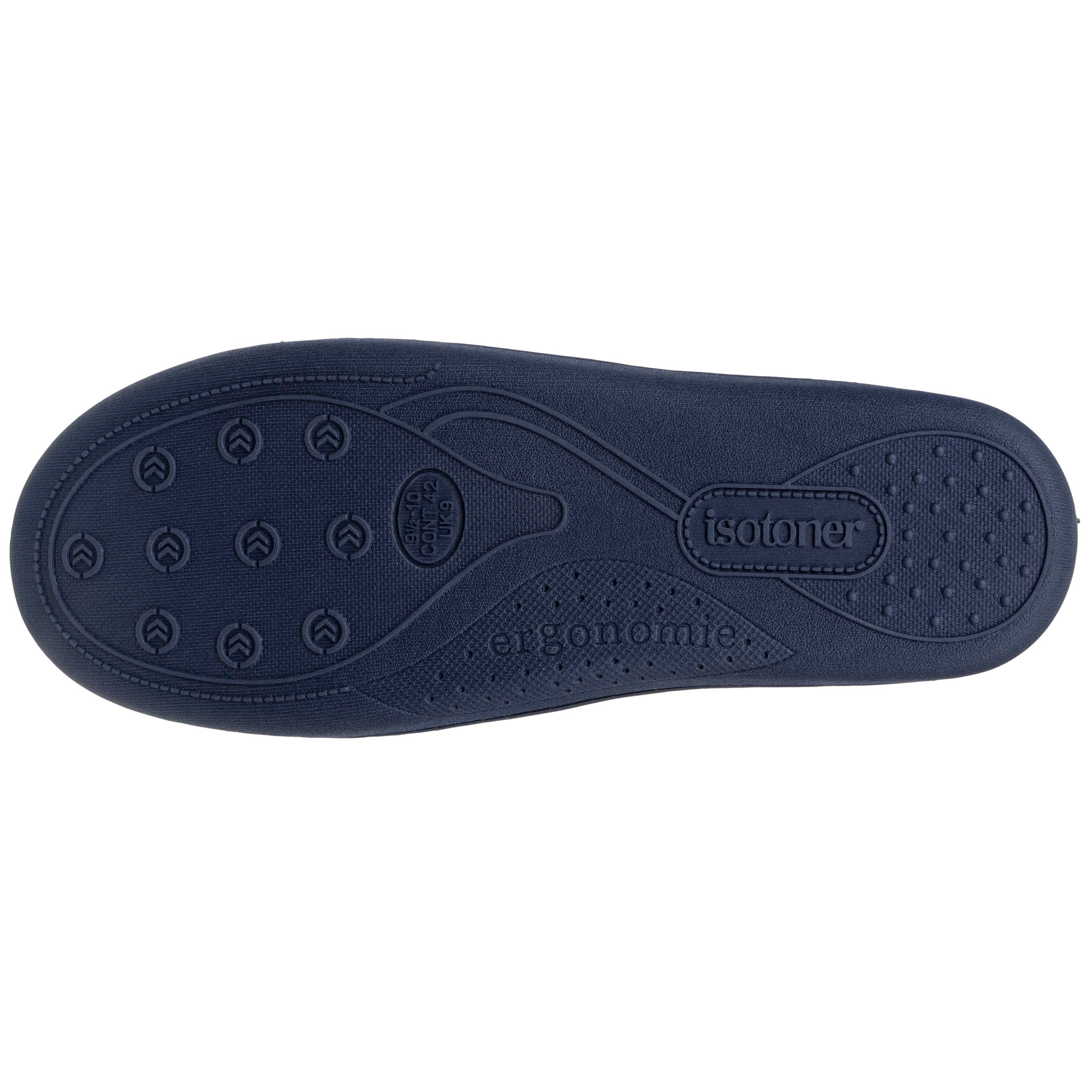 Chaussons Chaussons mocassins Homme Gris/Beige homme bleu Isotoner Chaussons Chaussons mocassins Homme Gris/Beige homme bleu Bleu marine