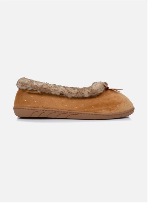 Isotoner Chaussons Chaussons ballerines Femme Camel Brillants femme marron