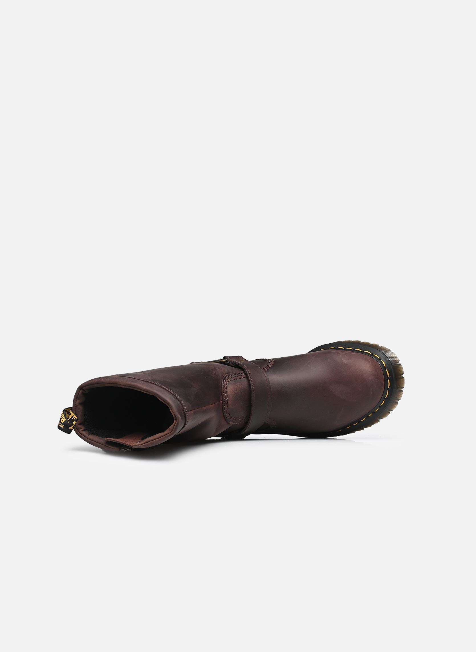 Bottines motardes Anistone Hi femme marron Dr. Martens Bottines motardes Anistone Hi femme marron DARK BROWN BURNISHED WAXY PULL