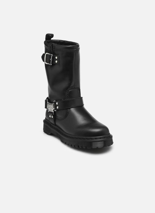 Dr. Martens Bottines motardes Anistone Hi femme noir