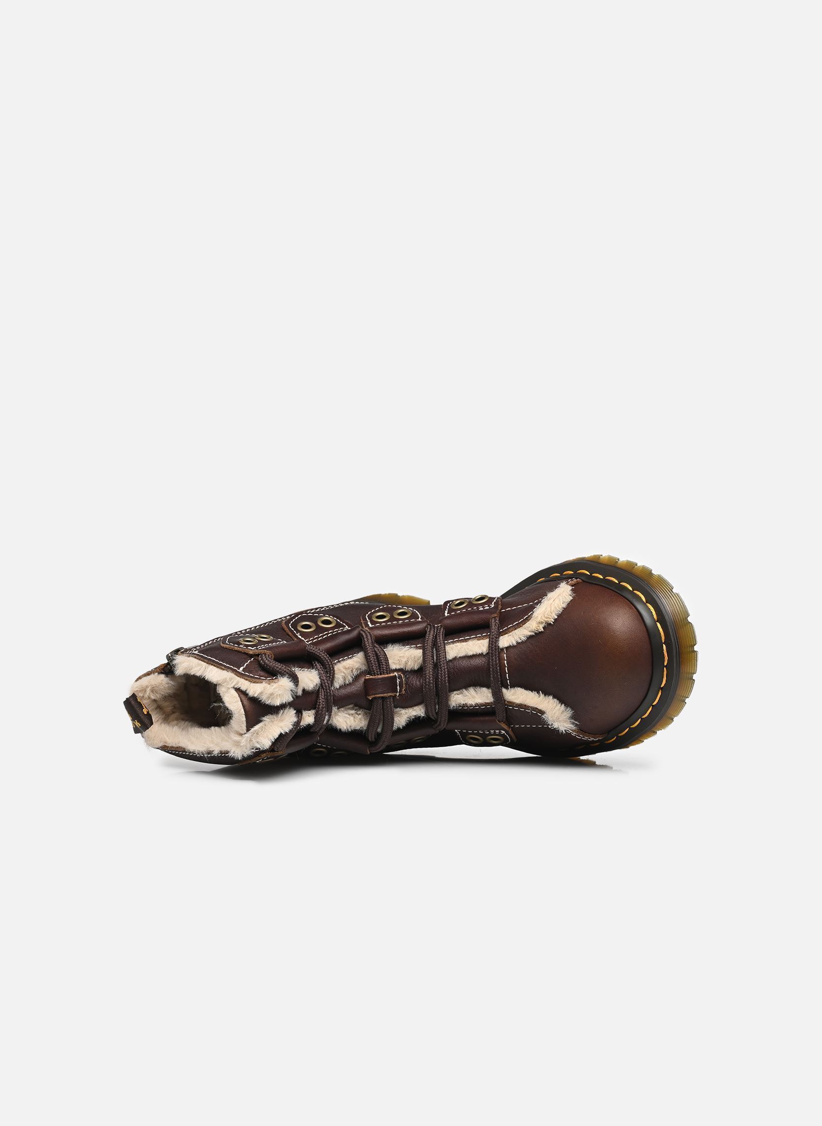Bottines fourrées 1460 Ltt Fl femme marron Dr. Martens Bottines fourrées 1460 Ltt Fl femme marron DARK BROWN GRIZZLY